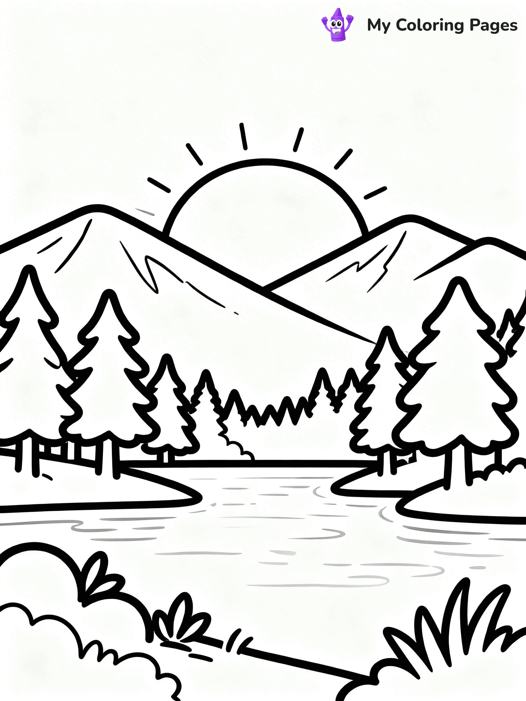Forest Coloring Pages - 9