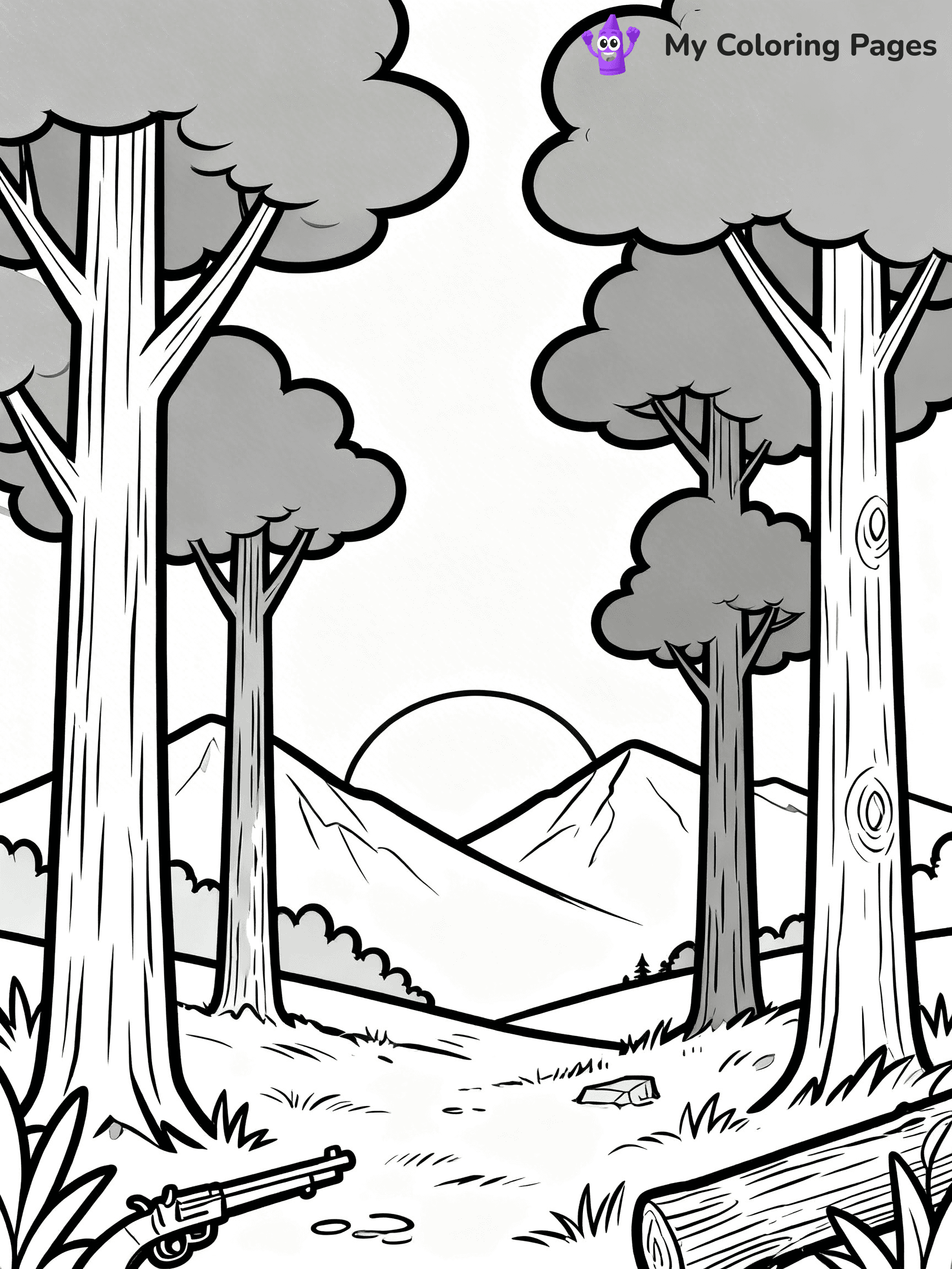 Forest Coloring Pages - 8