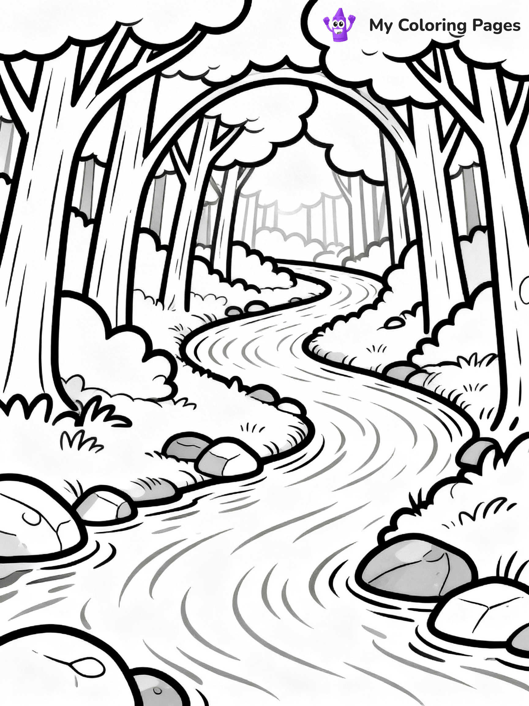Forest Coloring Pages - 7