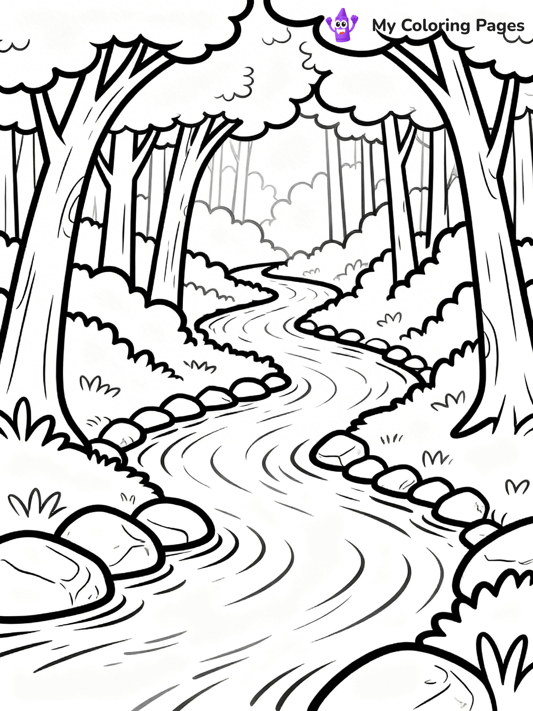 Forest Coloring Pages - 6