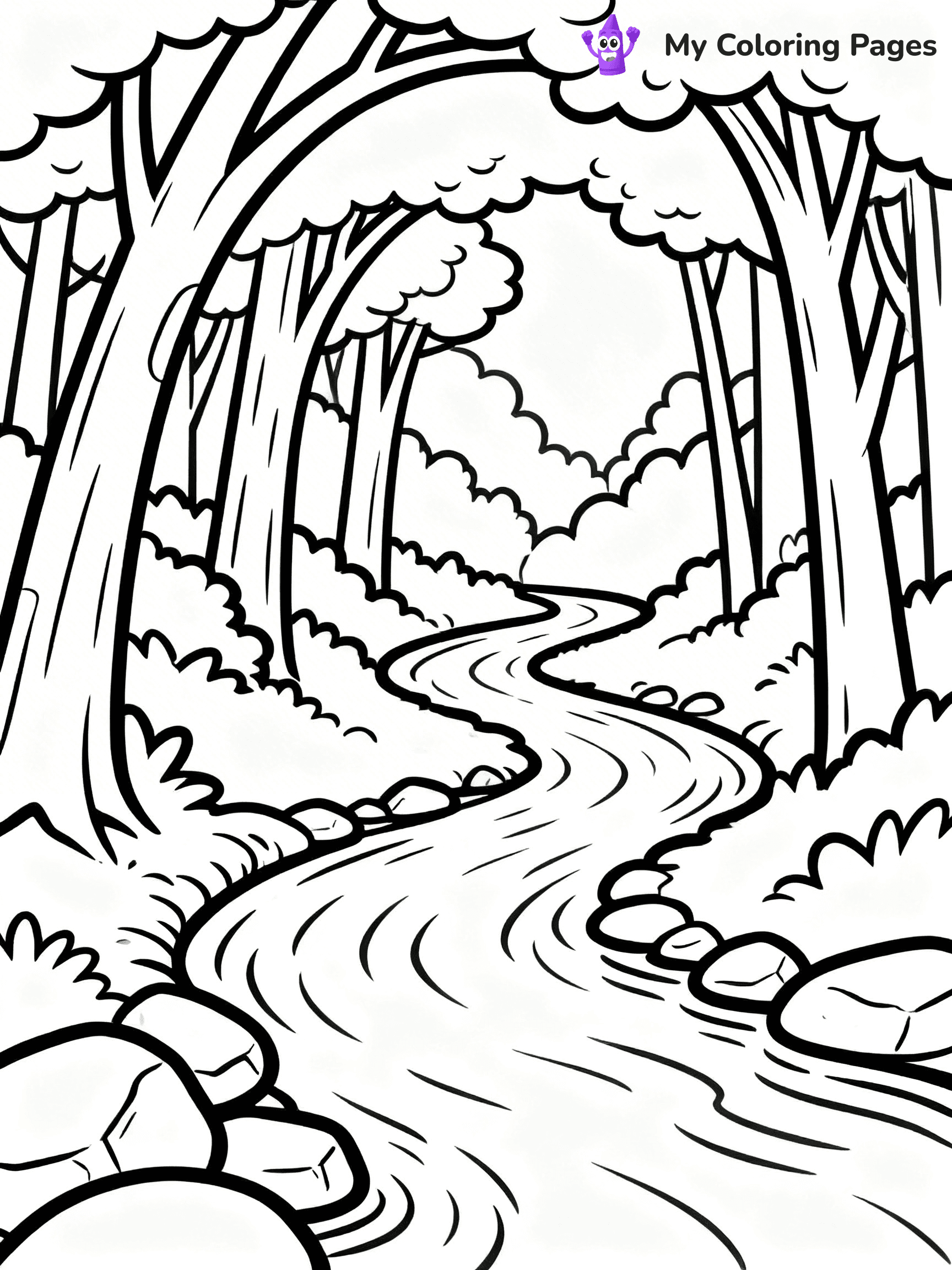 Forest Coloring Pages - 5