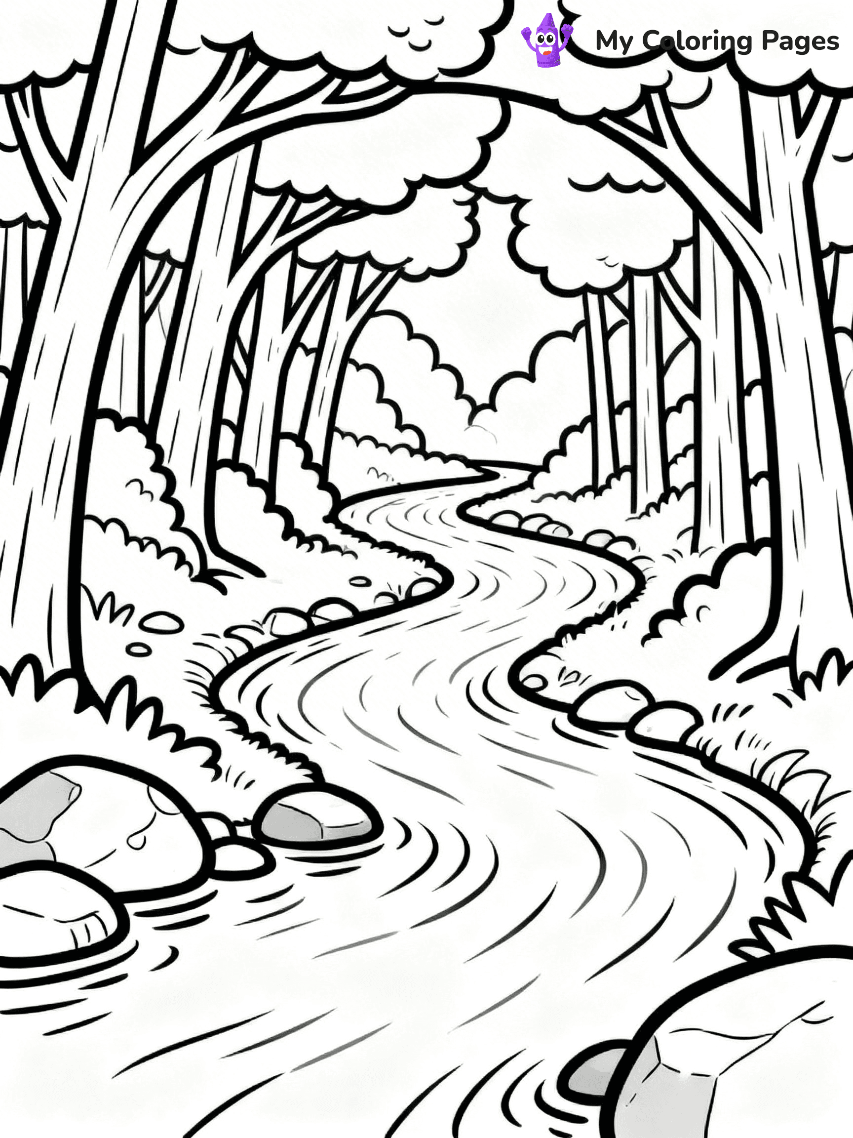 Forest Coloring Pages - 4