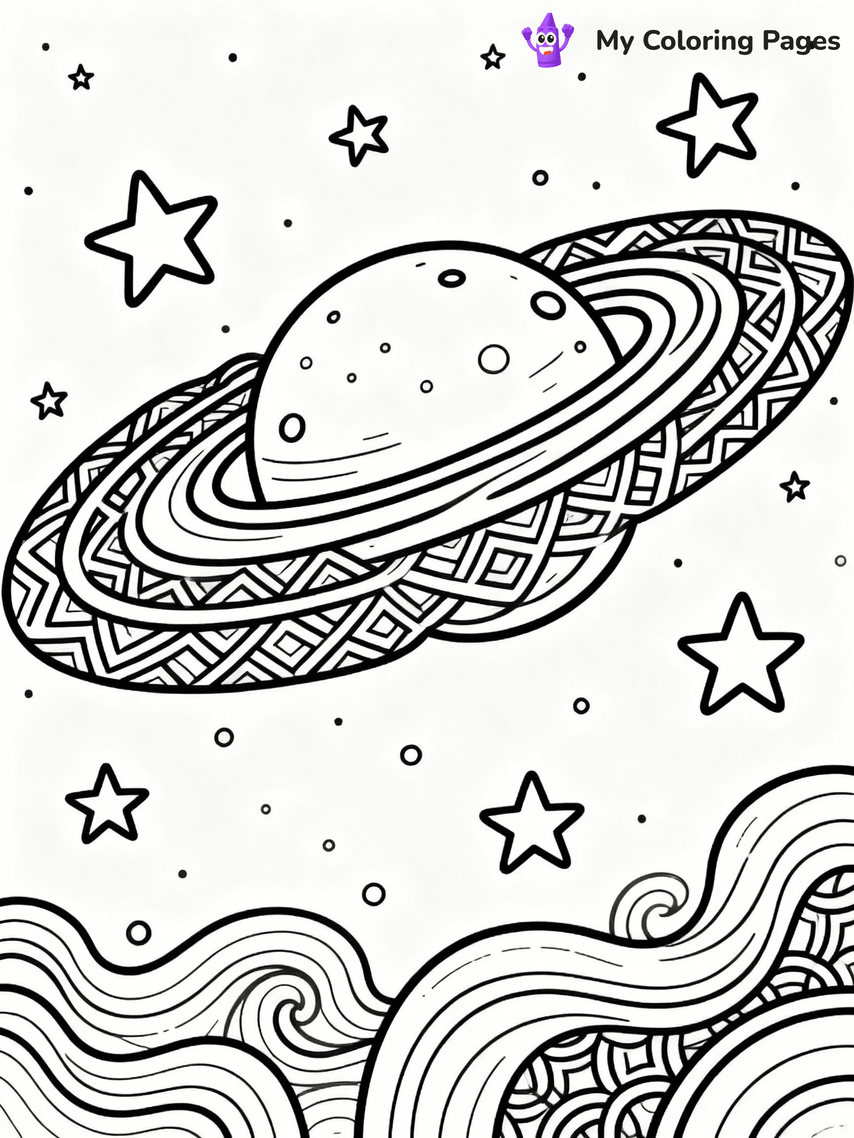 Space Coloring Pages - 24