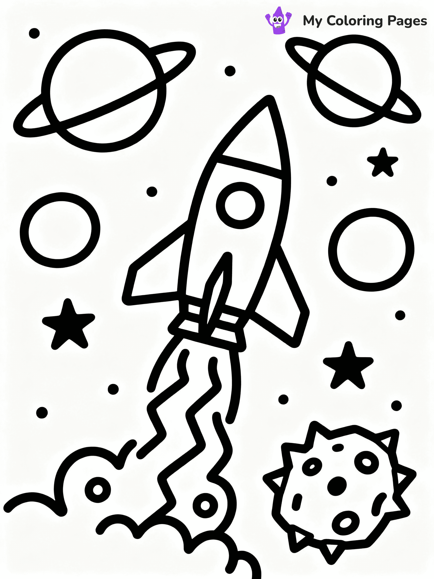 Space Coloring Pages - 21