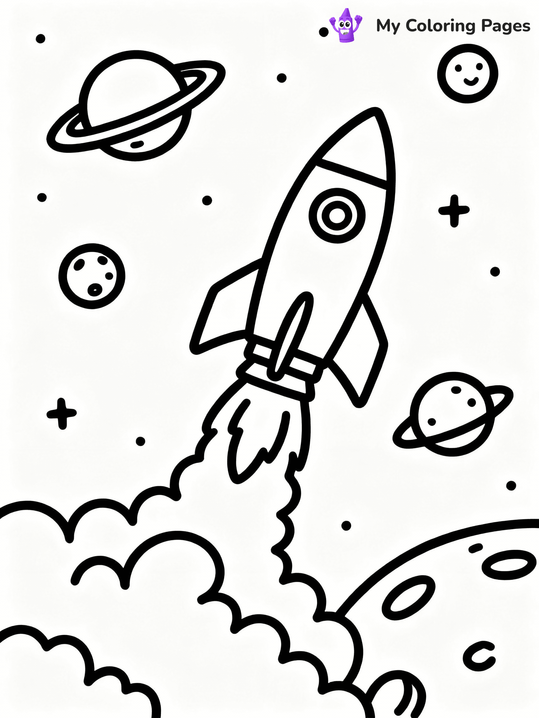 Space Coloring Pages - 20