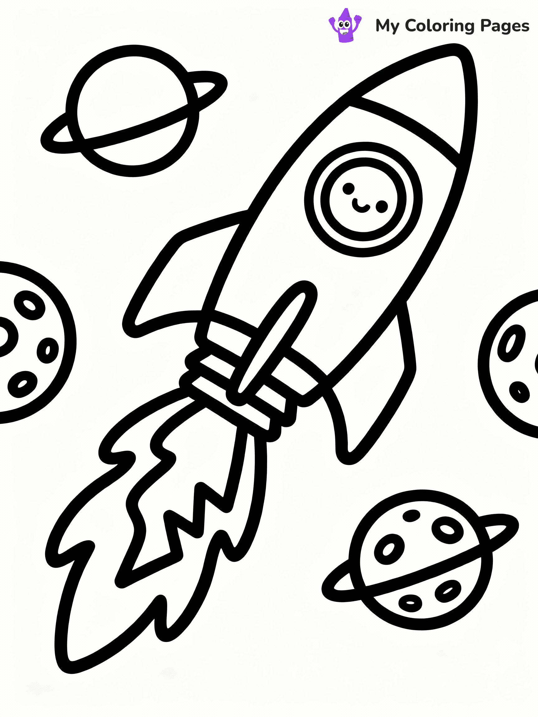 Space Coloring Pages - 19