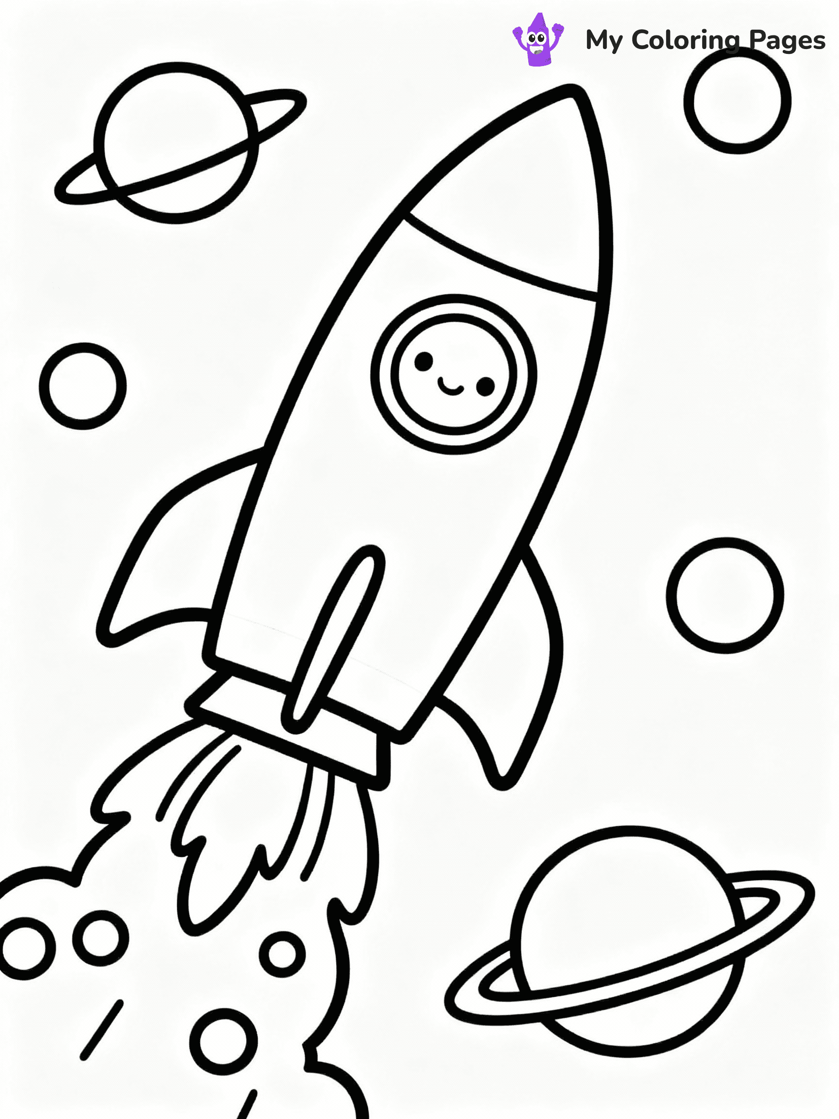 Space Coloring Pages - 17