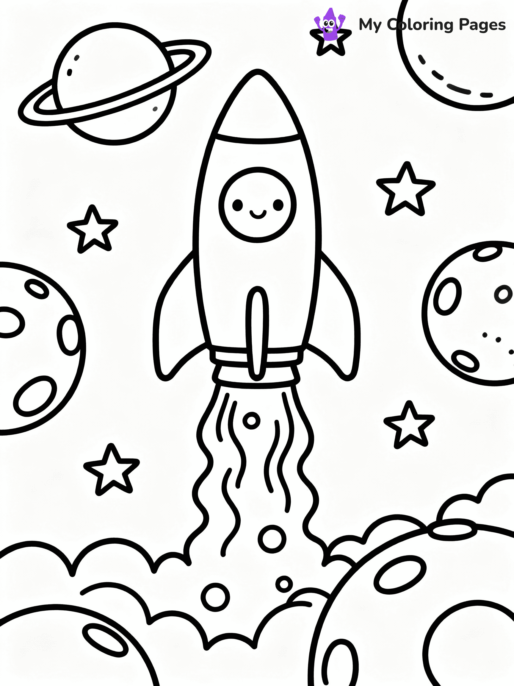 Space Coloring Pages - 16