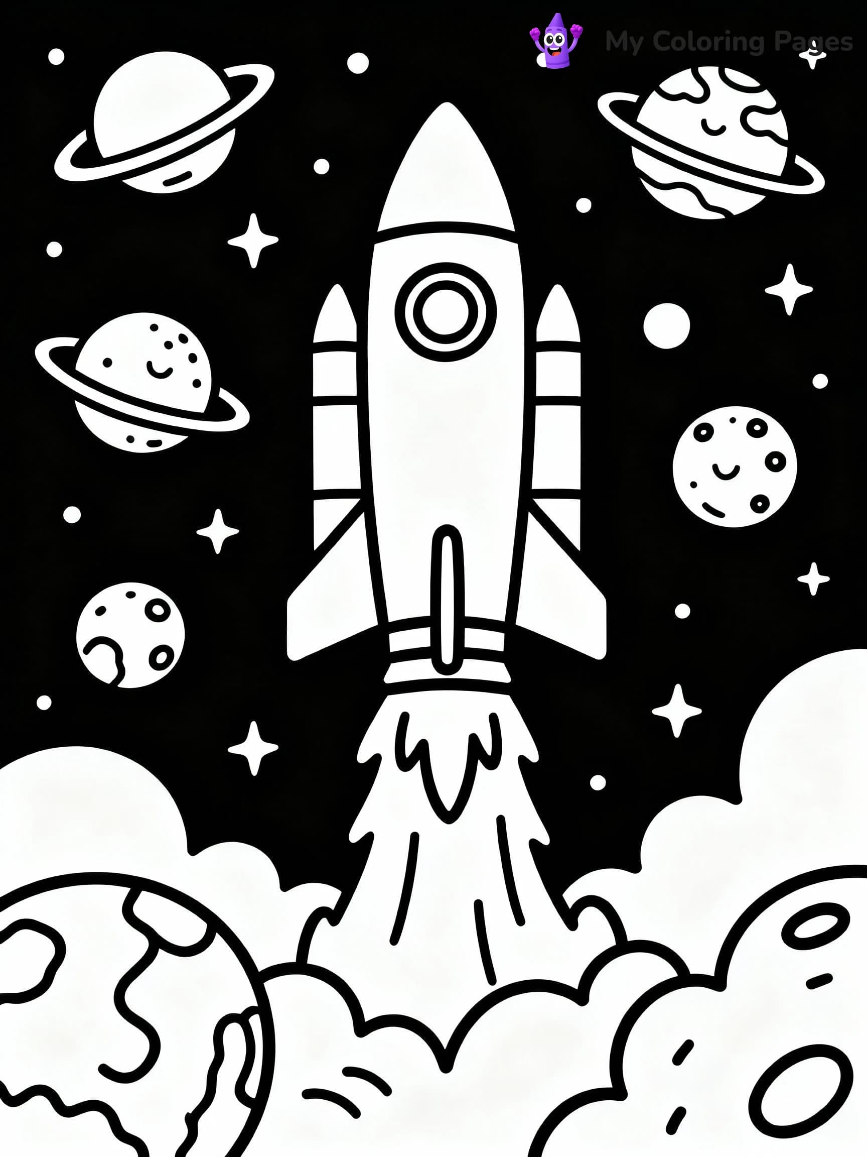 Space Coloring Pages - 15