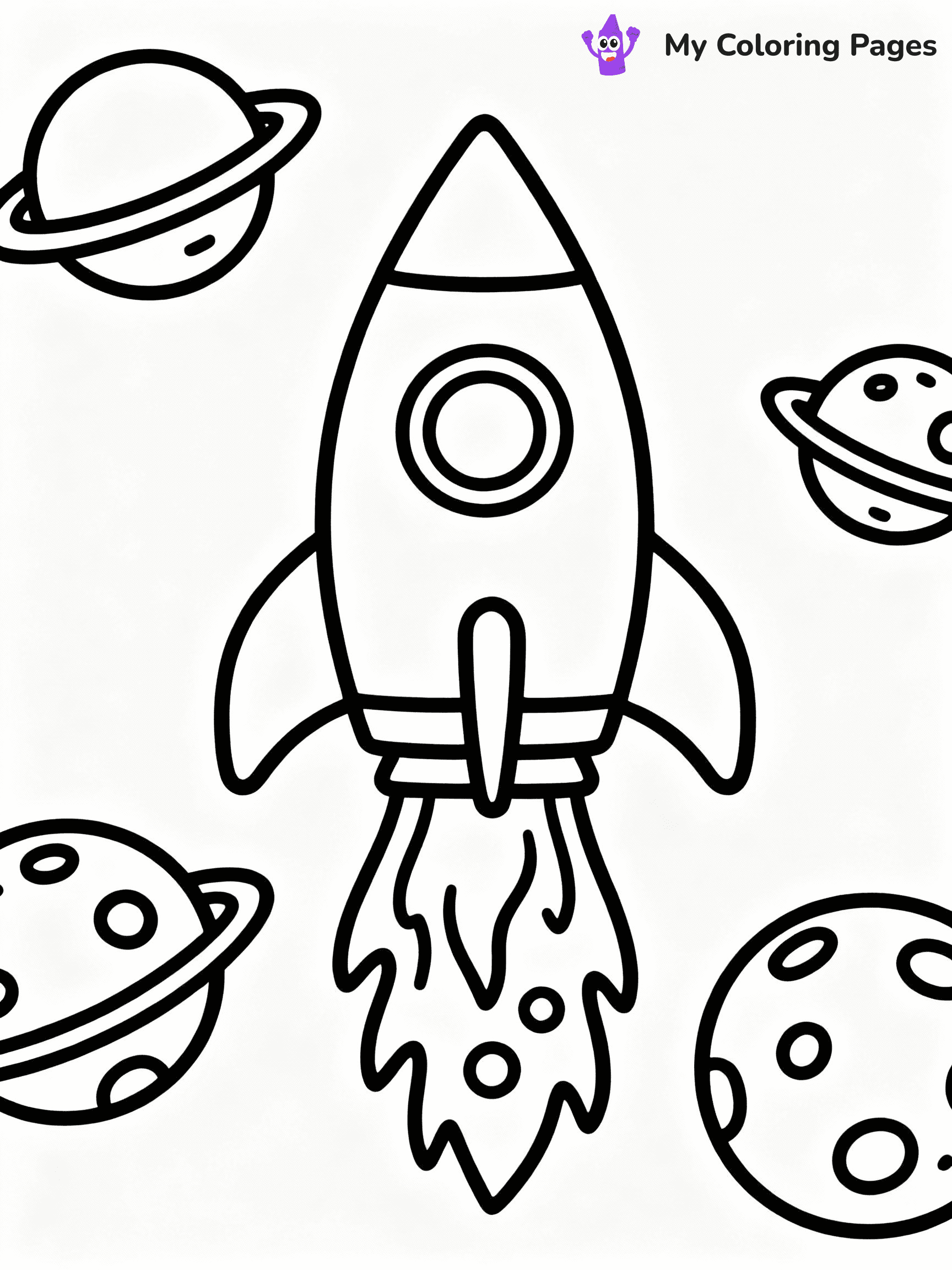 Space Coloring Pages - 14
