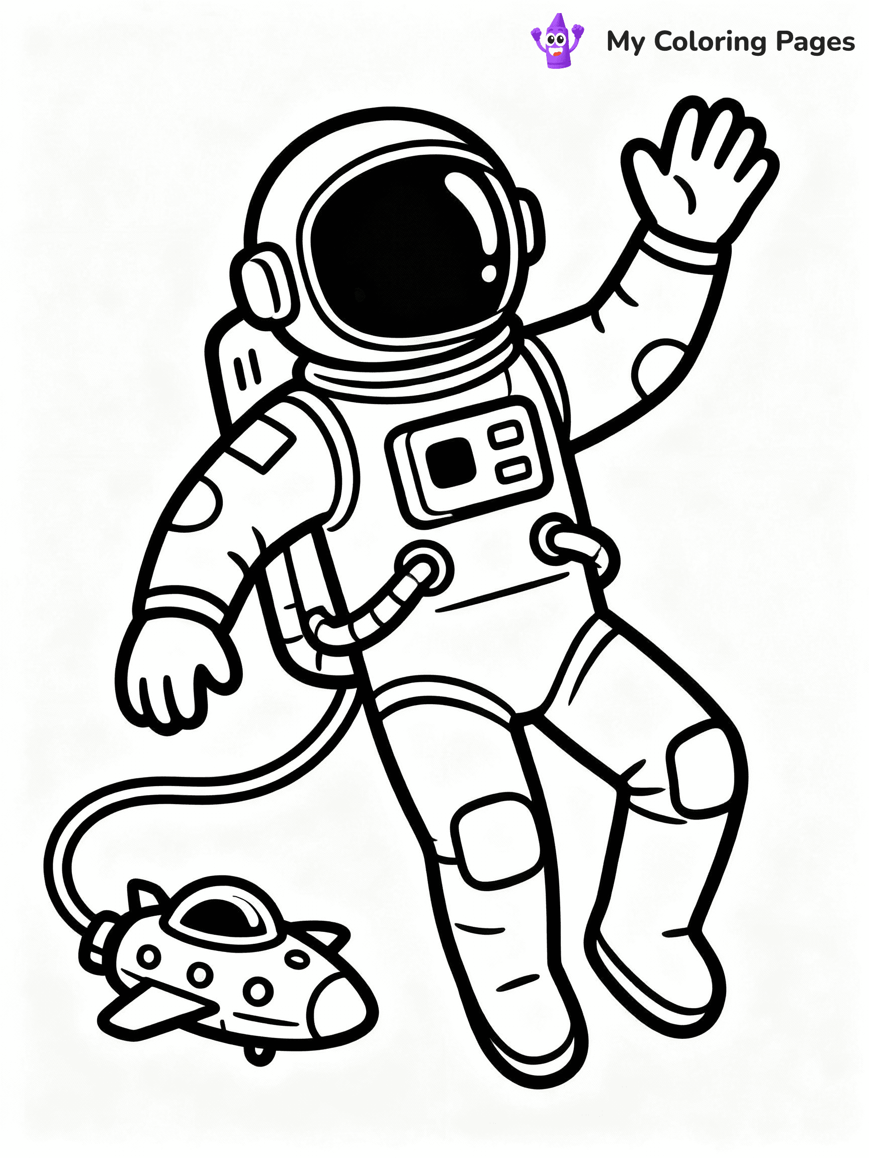 Space Coloring Pages - 7