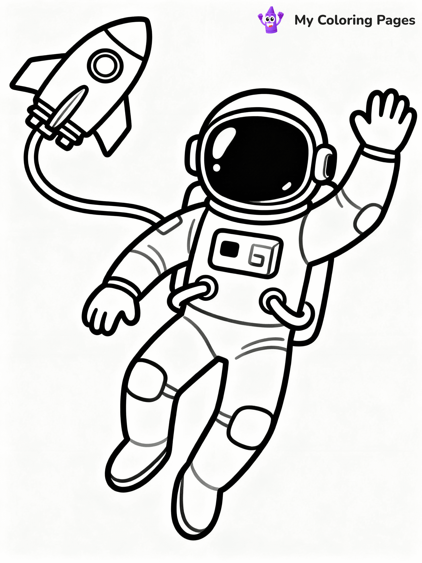 Space Coloring Pages - 6