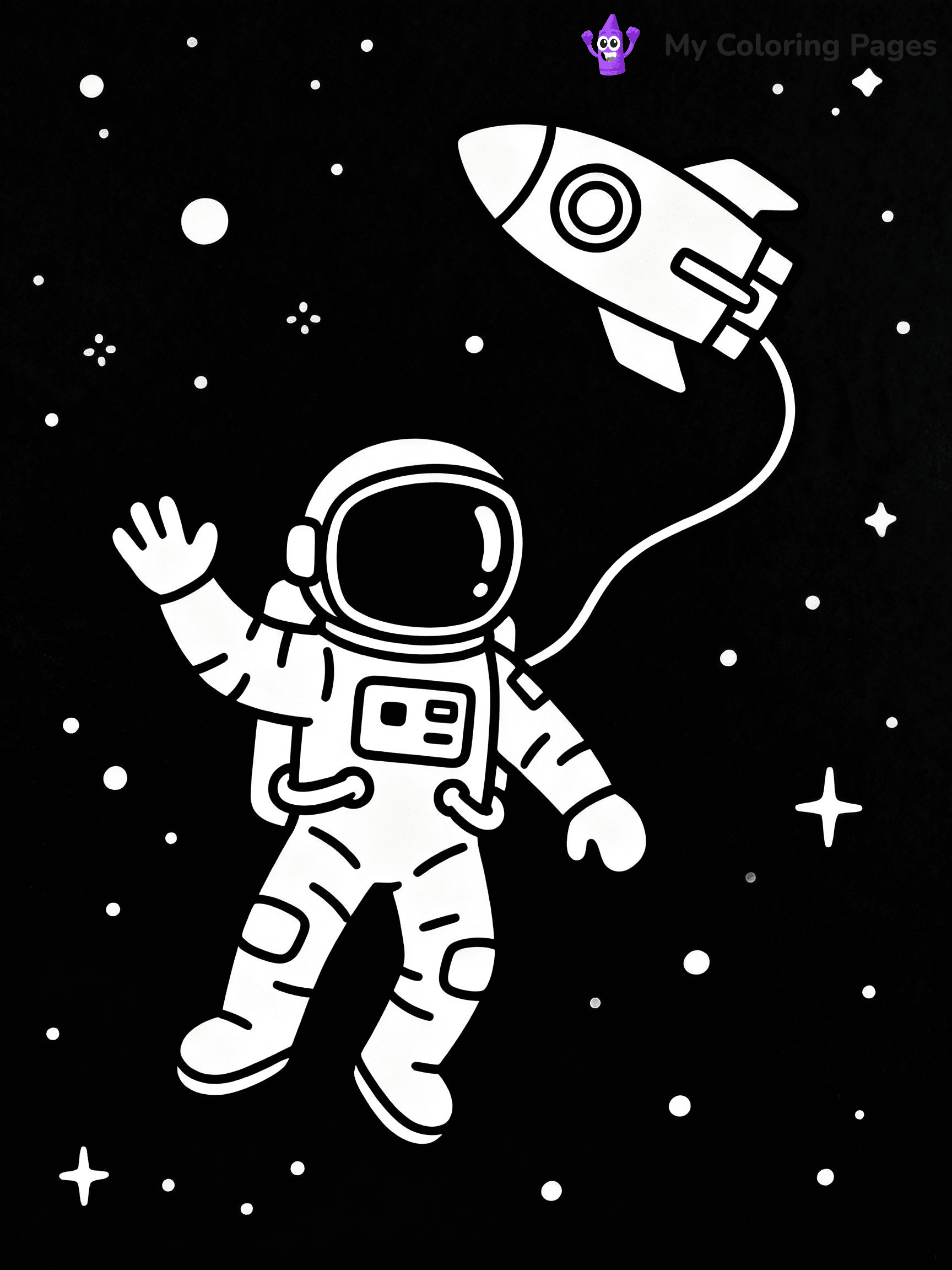 Space Coloring Pages - 5