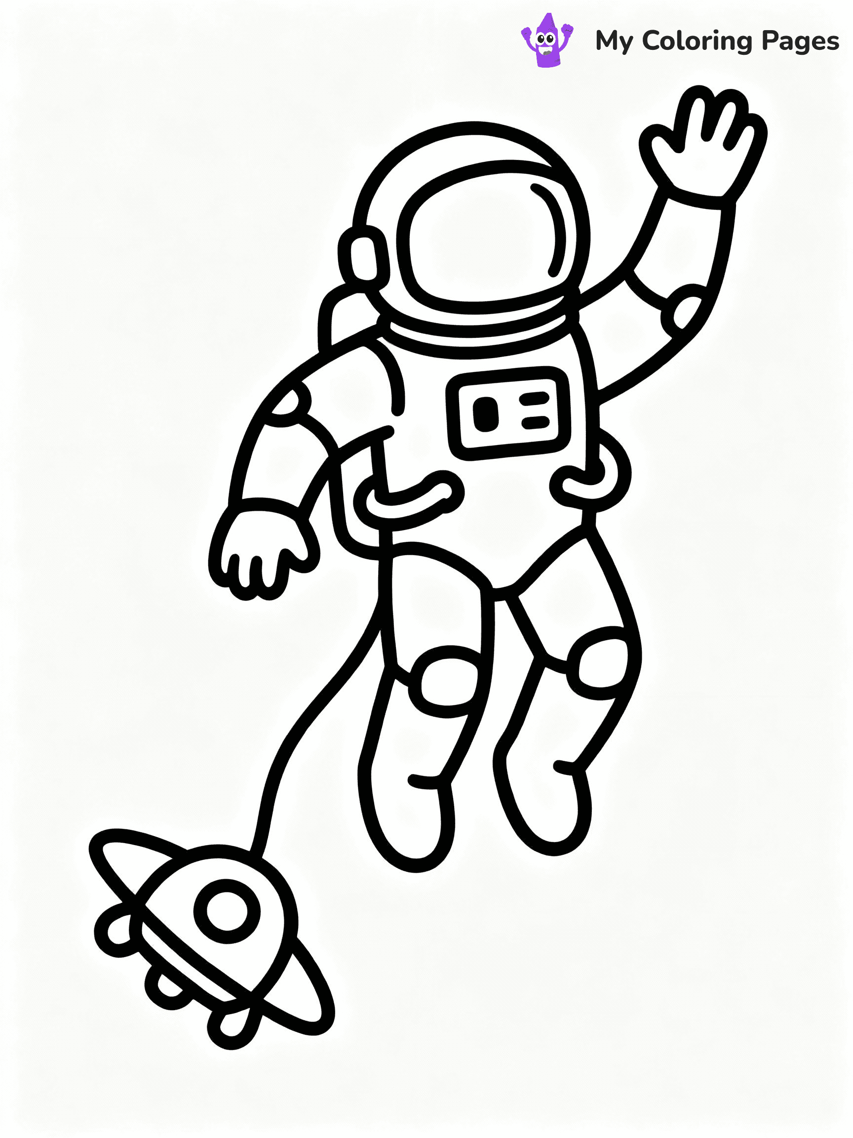 Space Coloring Pages - 3