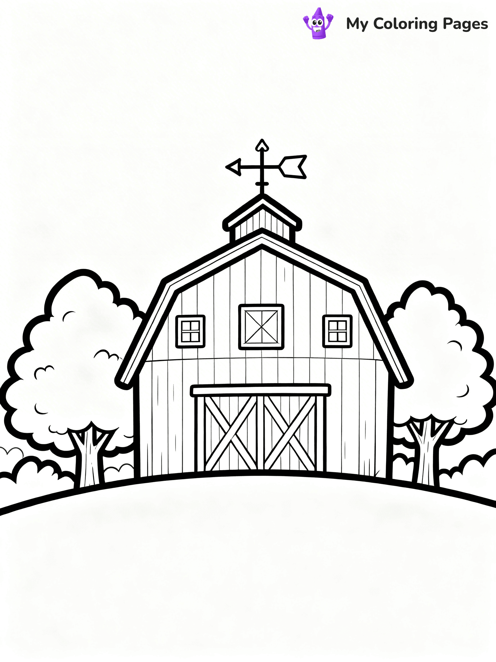 Barn Coloring Pages - 86