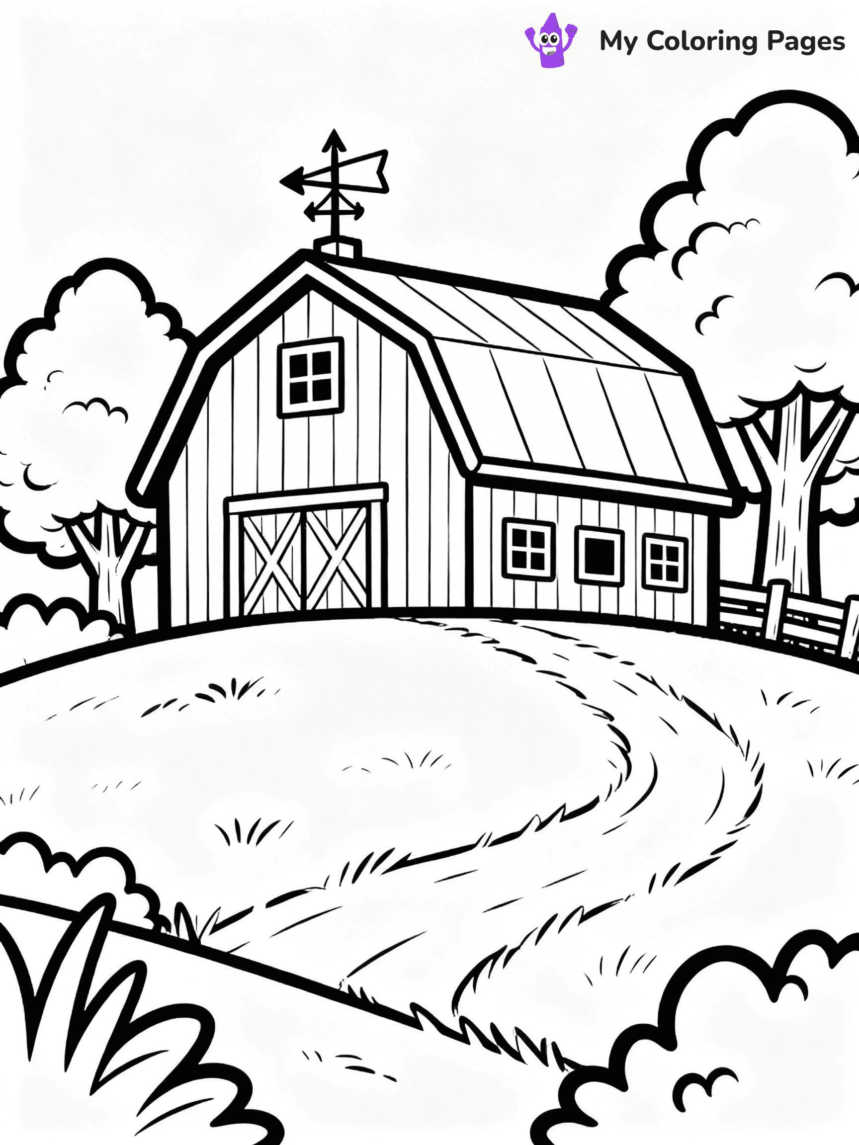 Barn Coloring Pages - 85