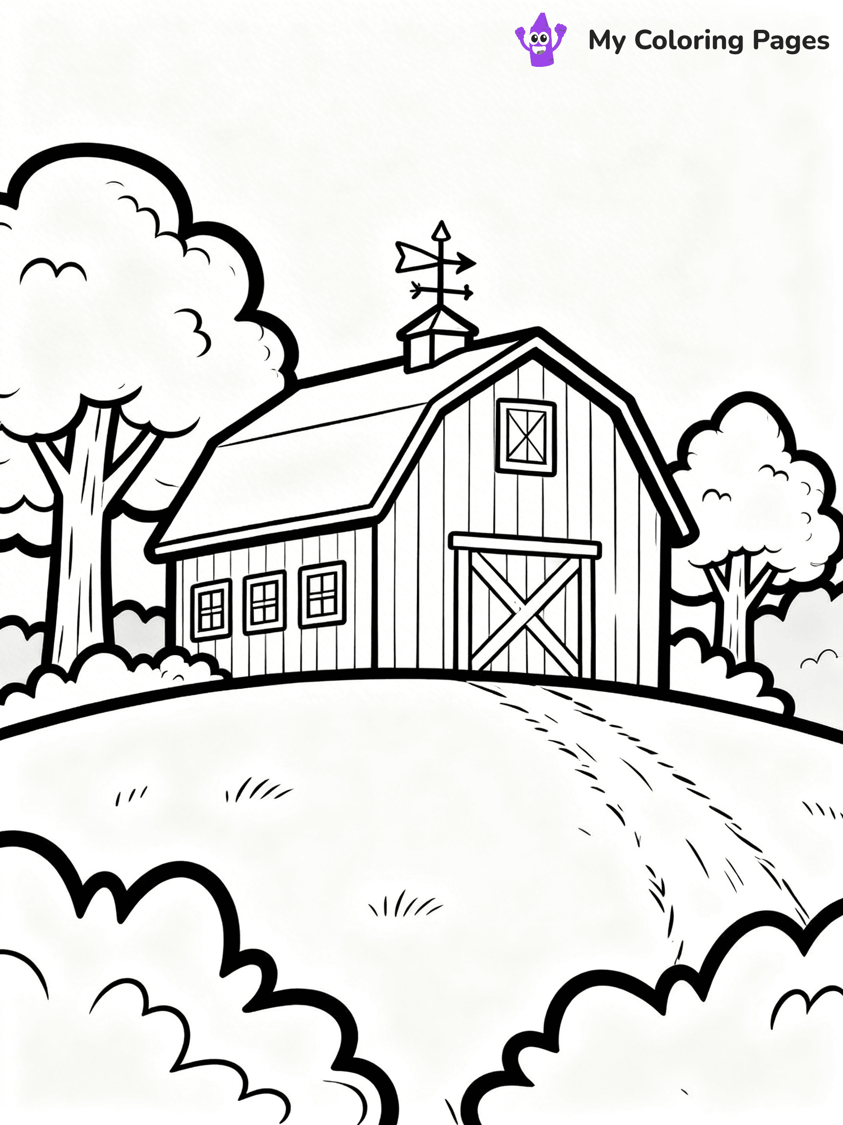 Barn Coloring Pages - 83