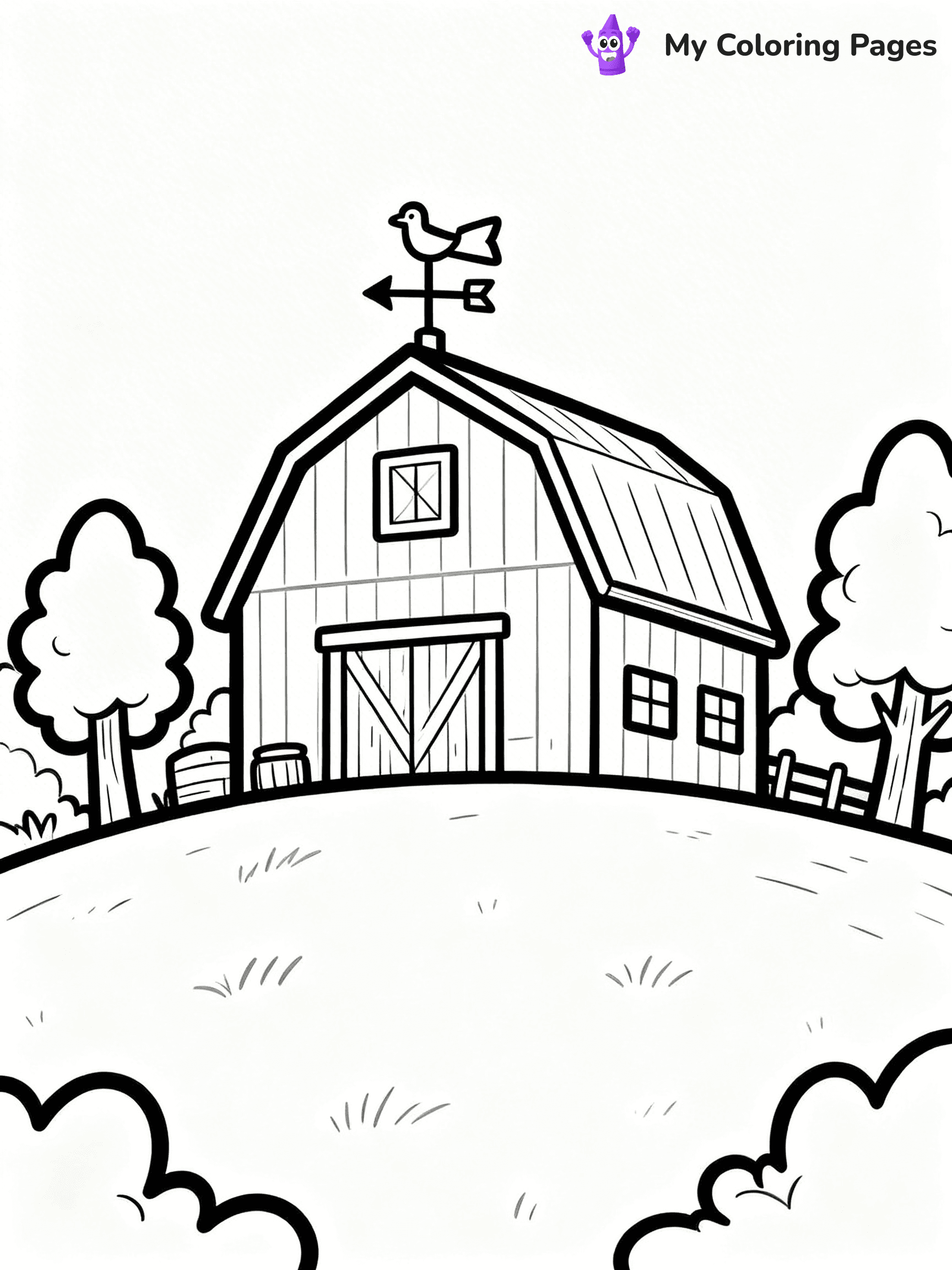 Barn Coloring Pages - 82