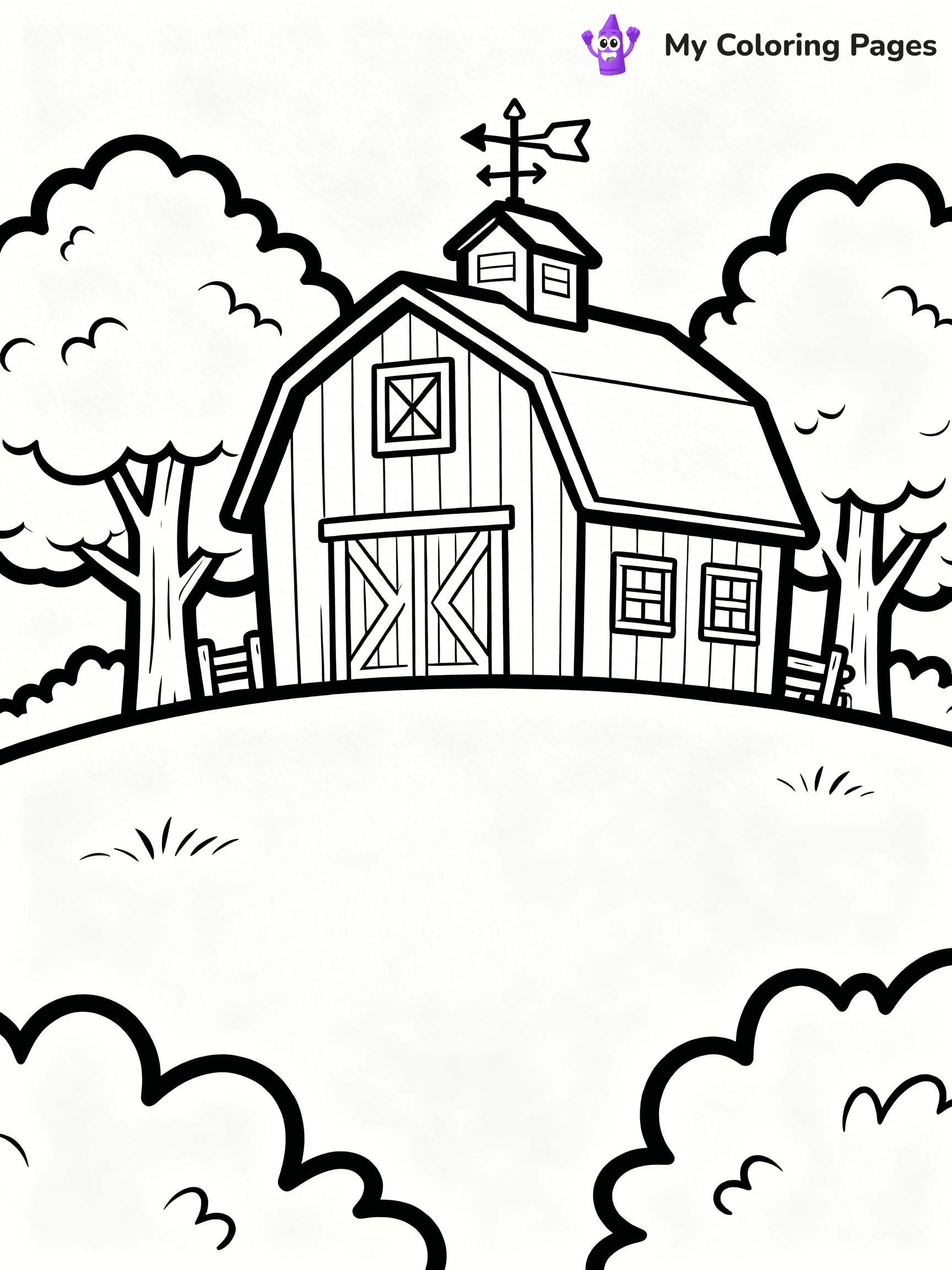 Barn Coloring Pages - 81
