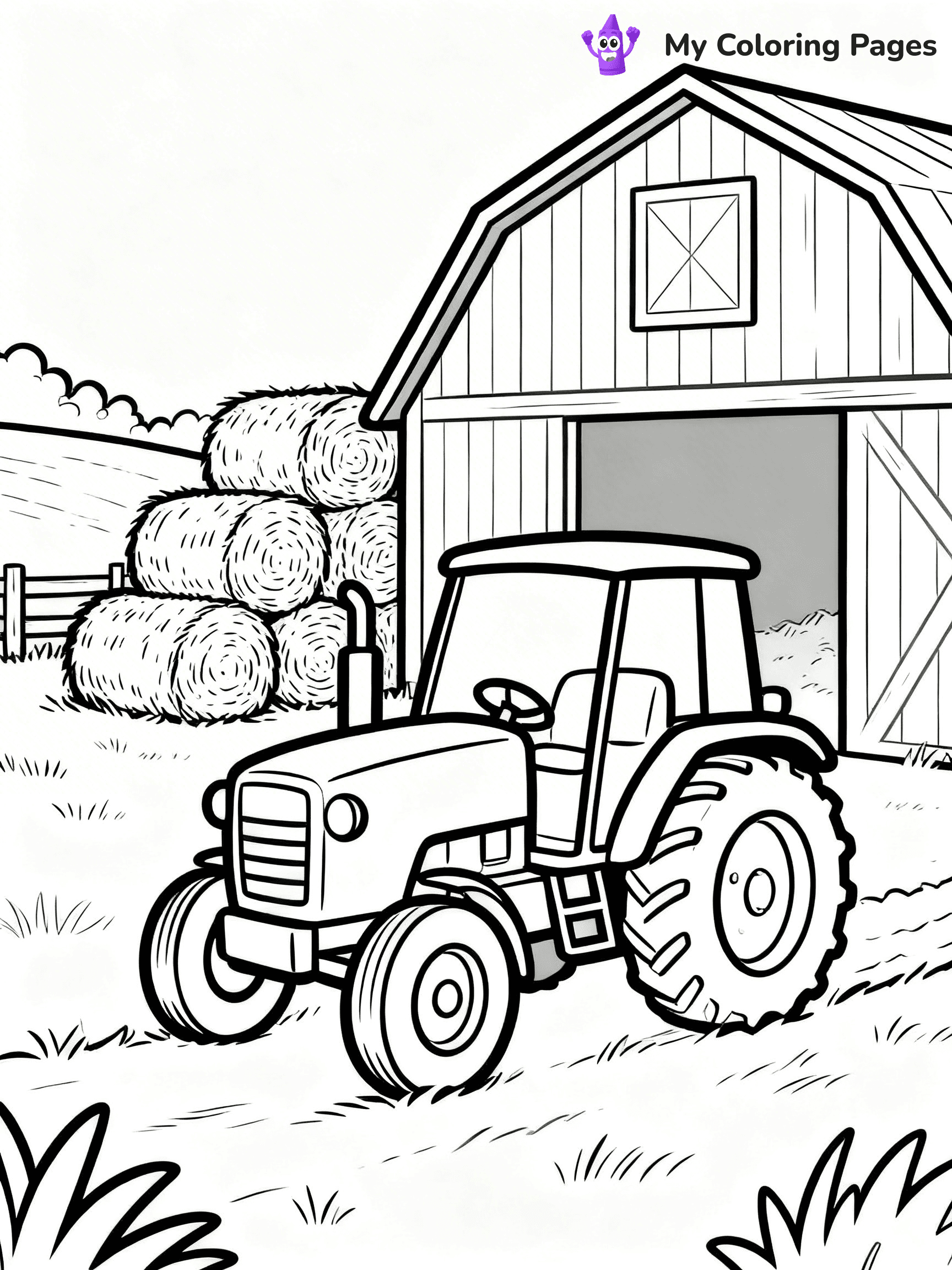 Barn Coloring Pages - 75