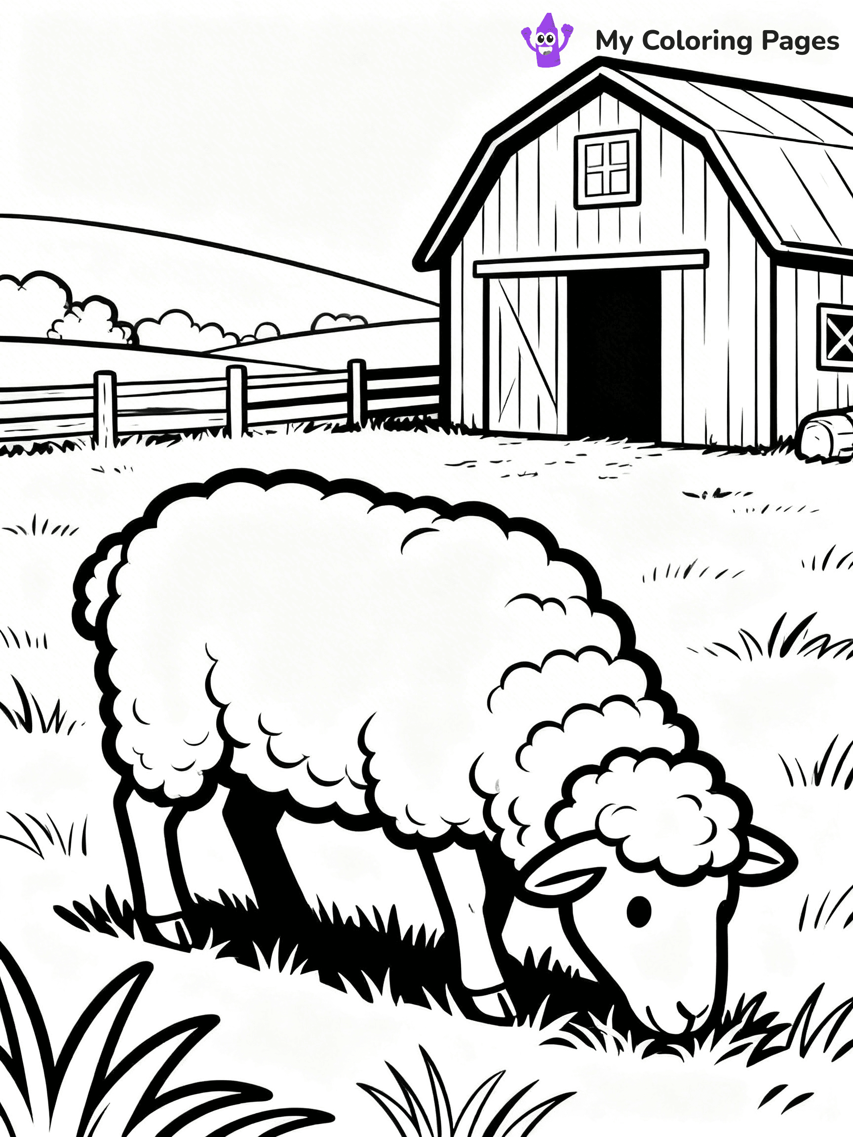 Barn Coloring Pages - 72