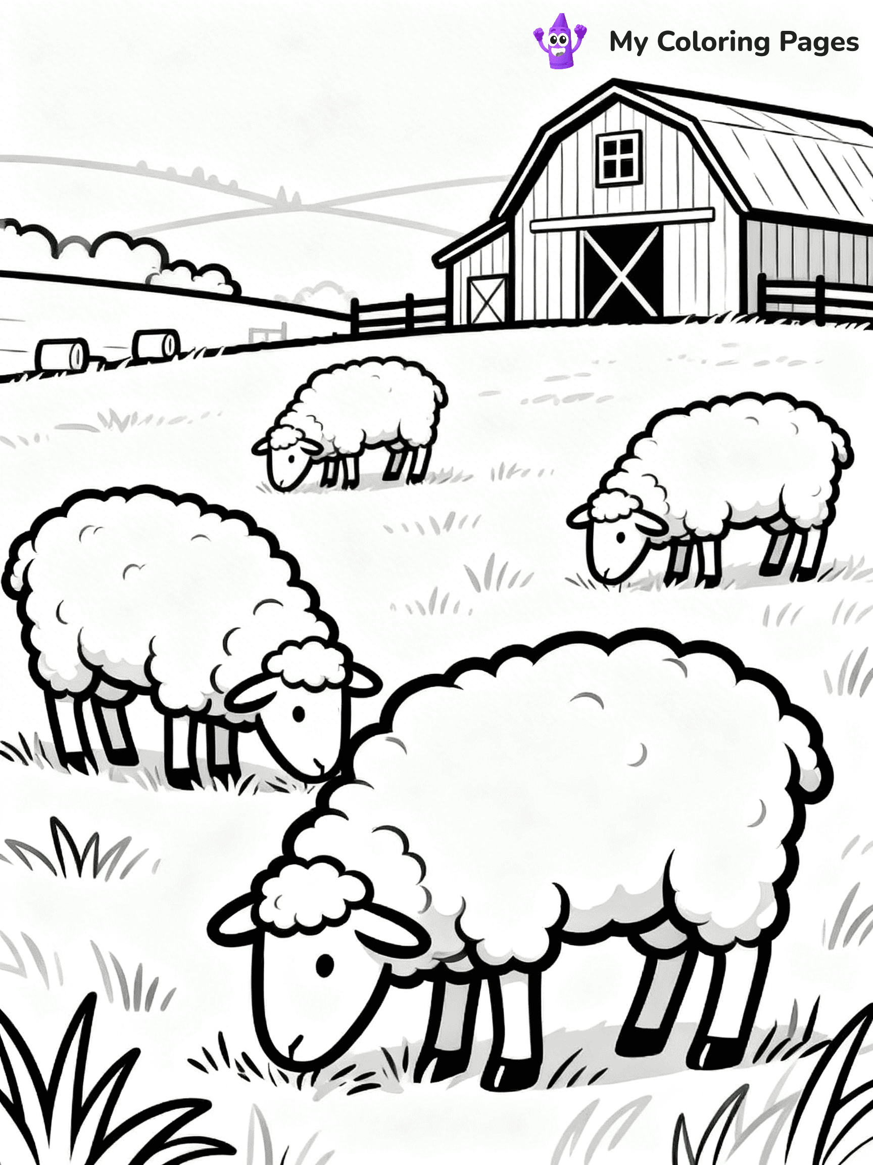 Barn Coloring Pages - 68