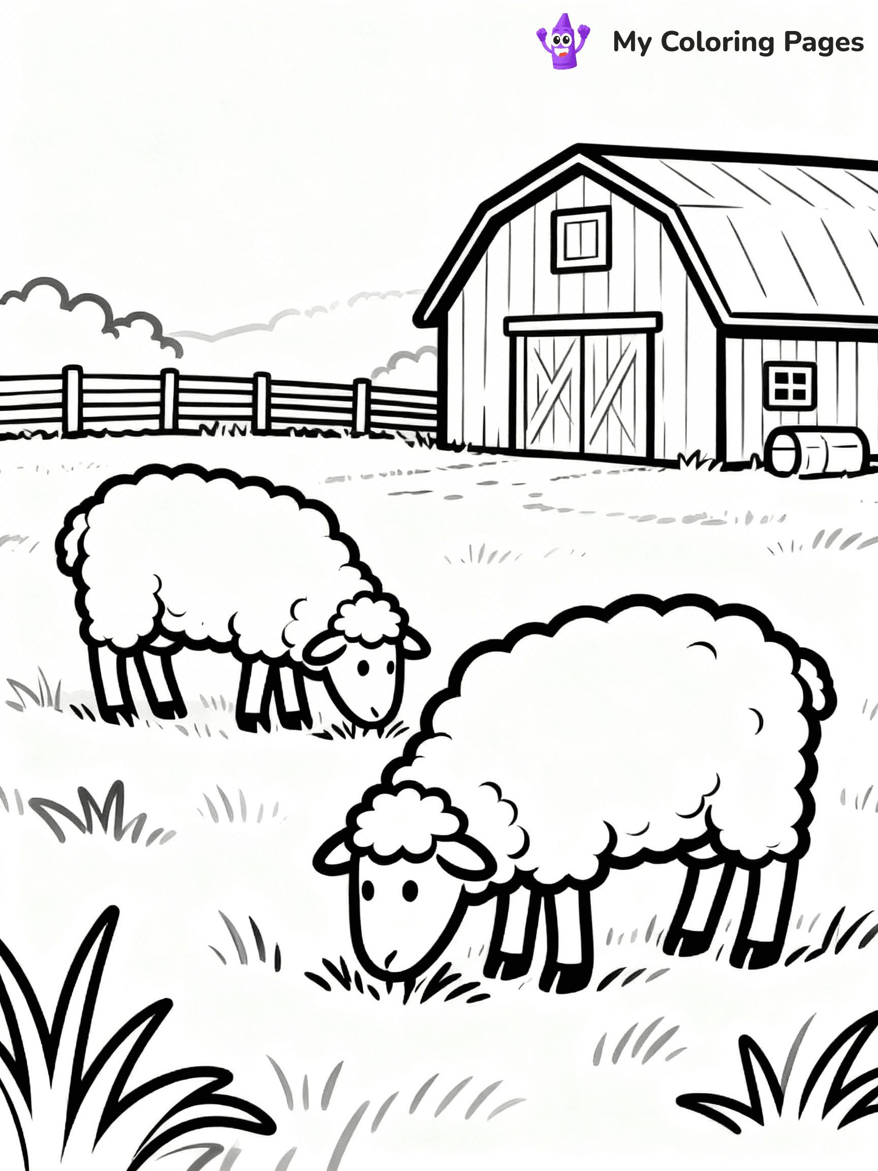 Barn Coloring Pages - 66