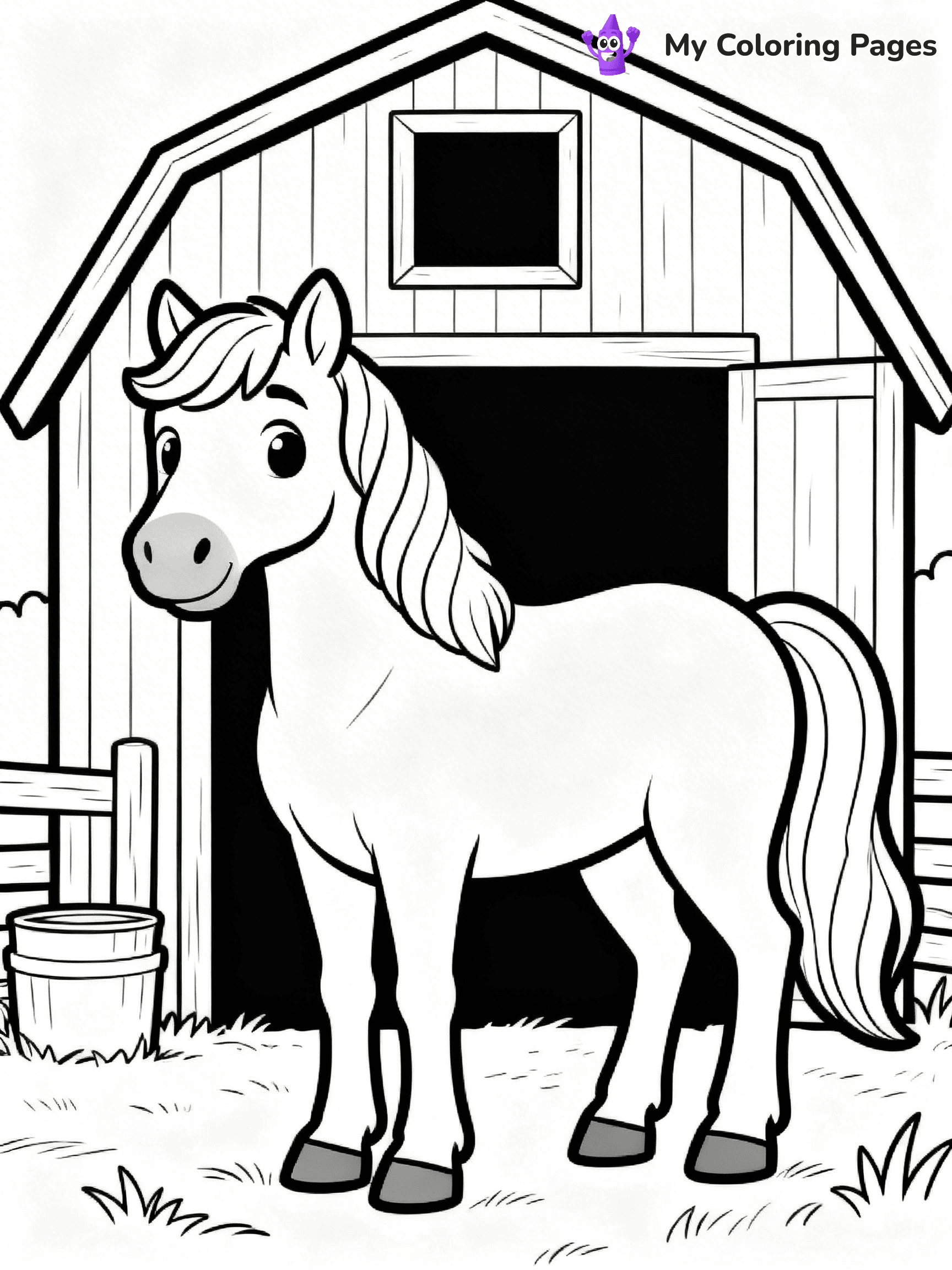Barn Coloring Pages - 61