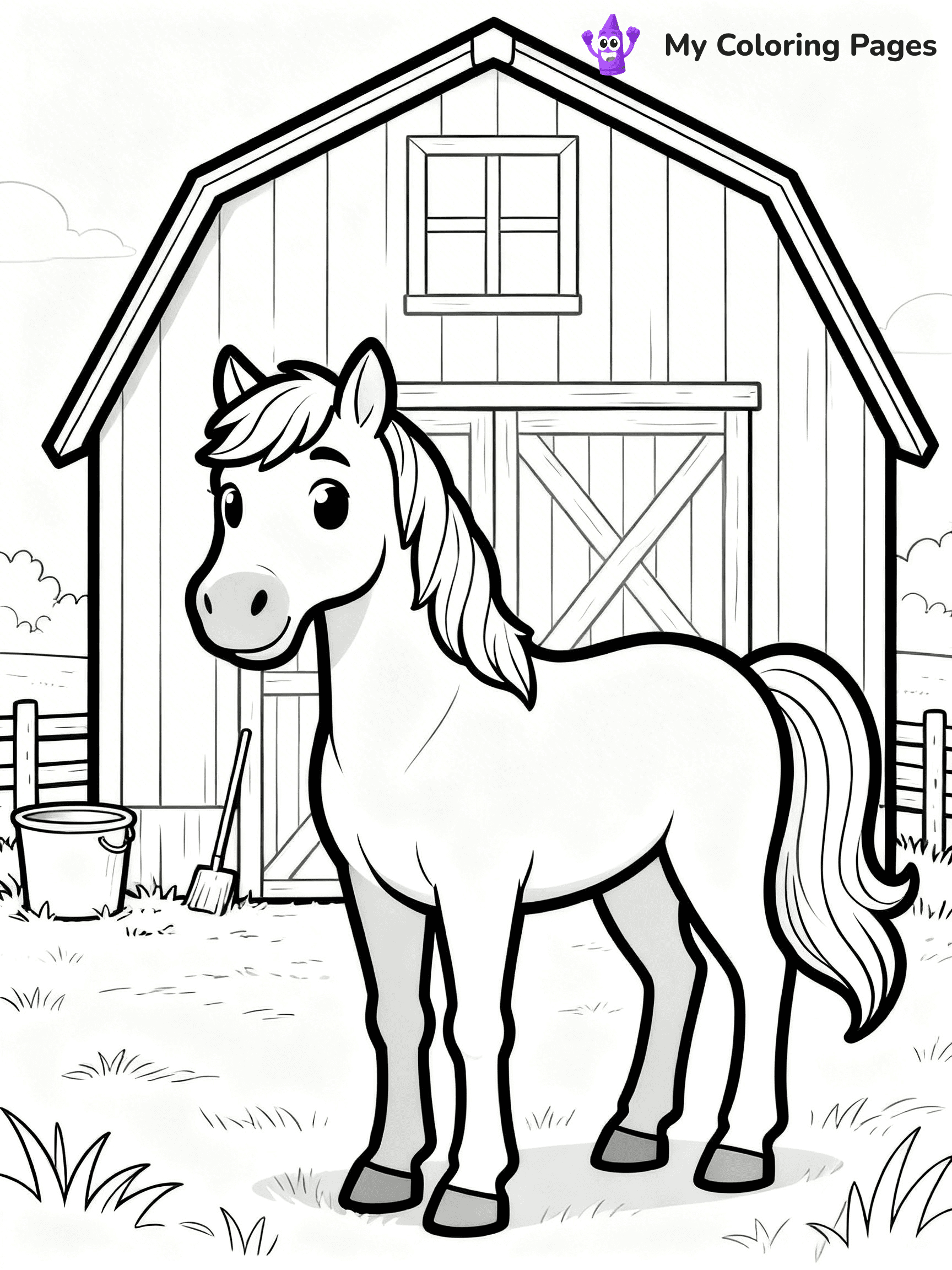 Barn Coloring Pages - 55