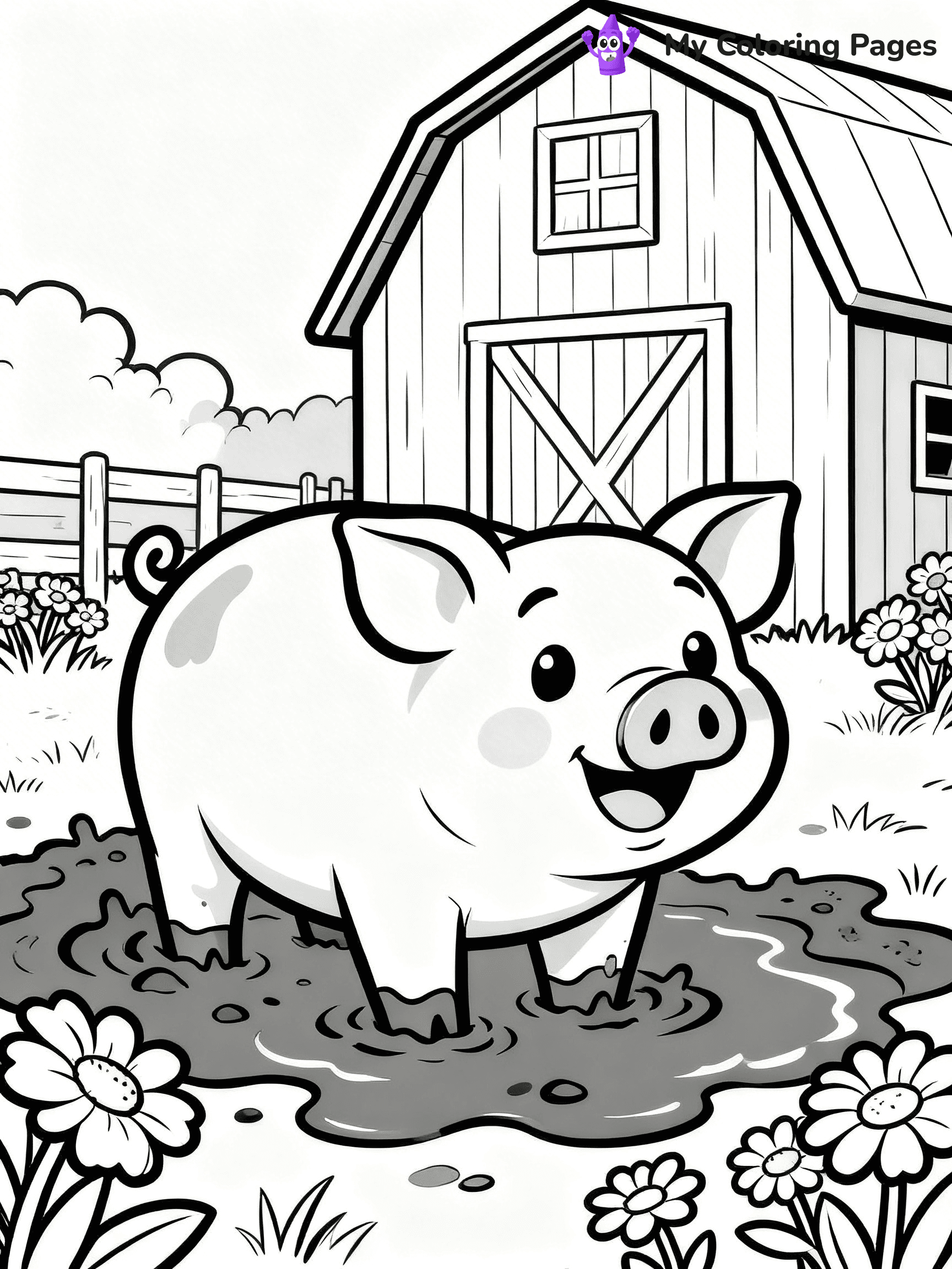 Barn Coloring Pages - 53