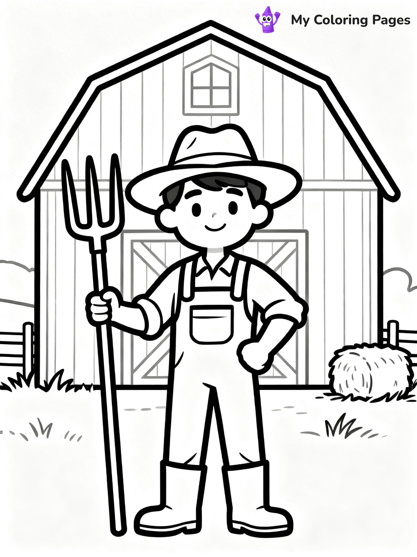 Barn Coloring Pages - 41