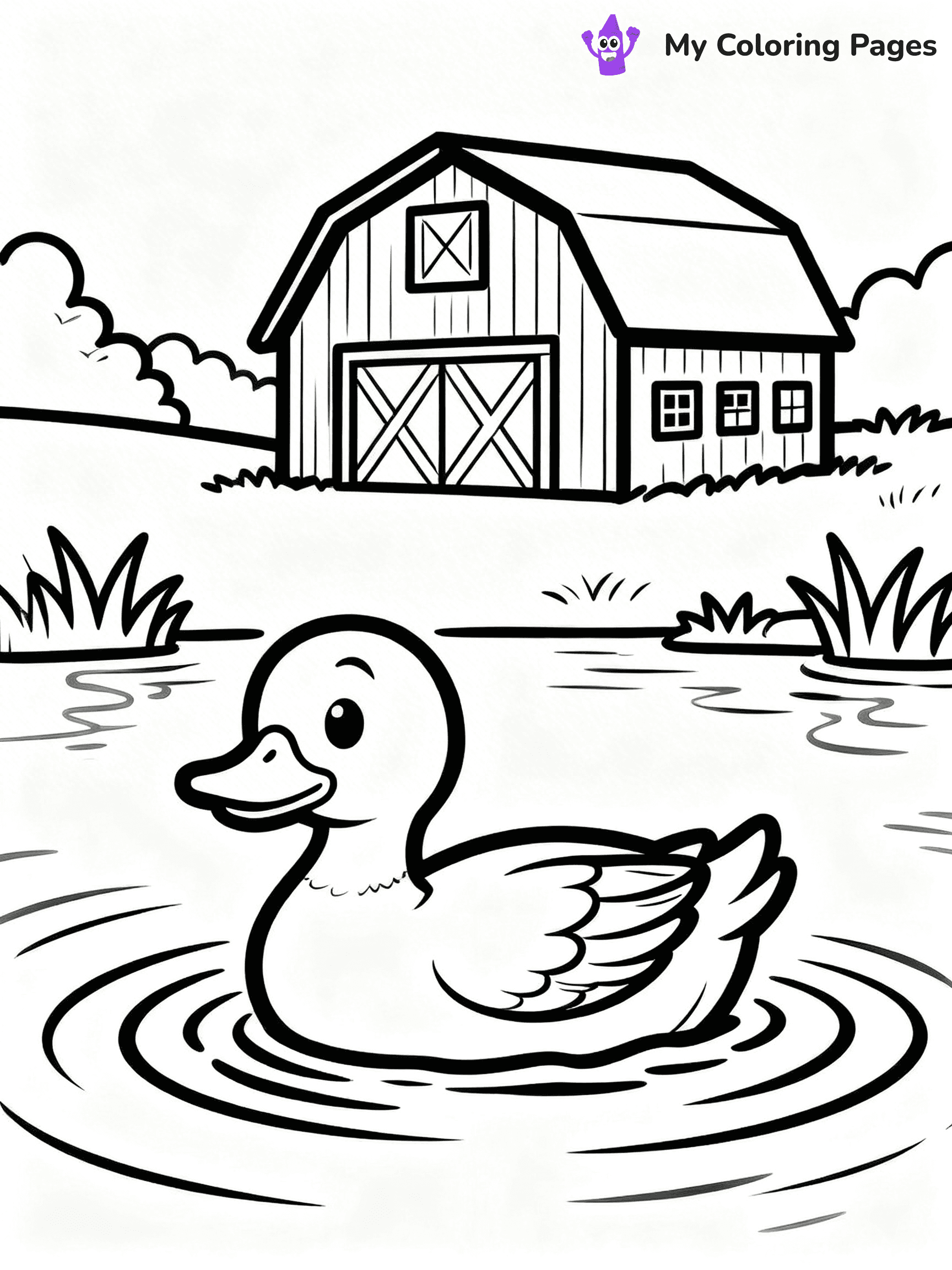 Barn Coloring Pages - 38
