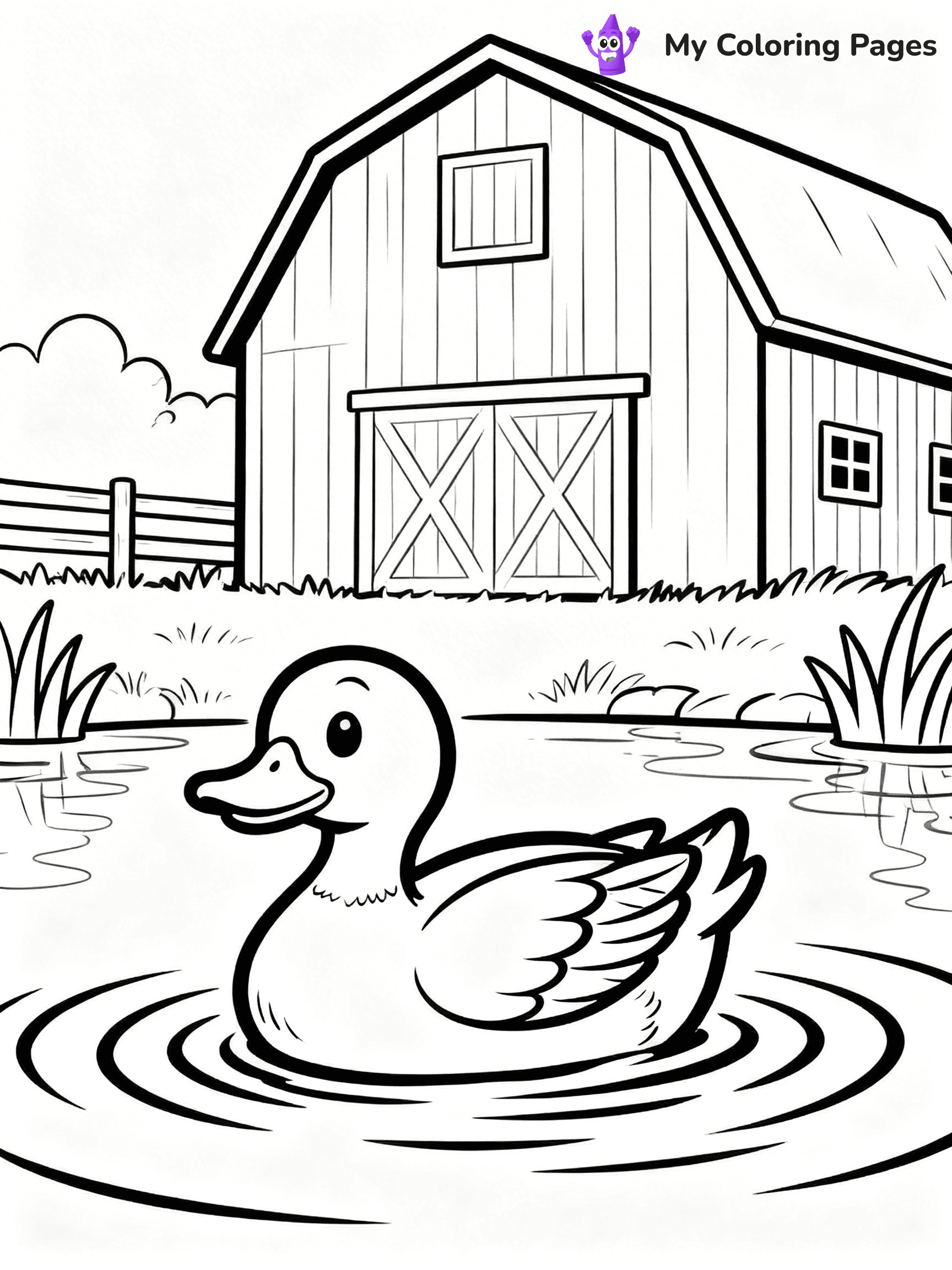 Barn Coloring Pages - 34