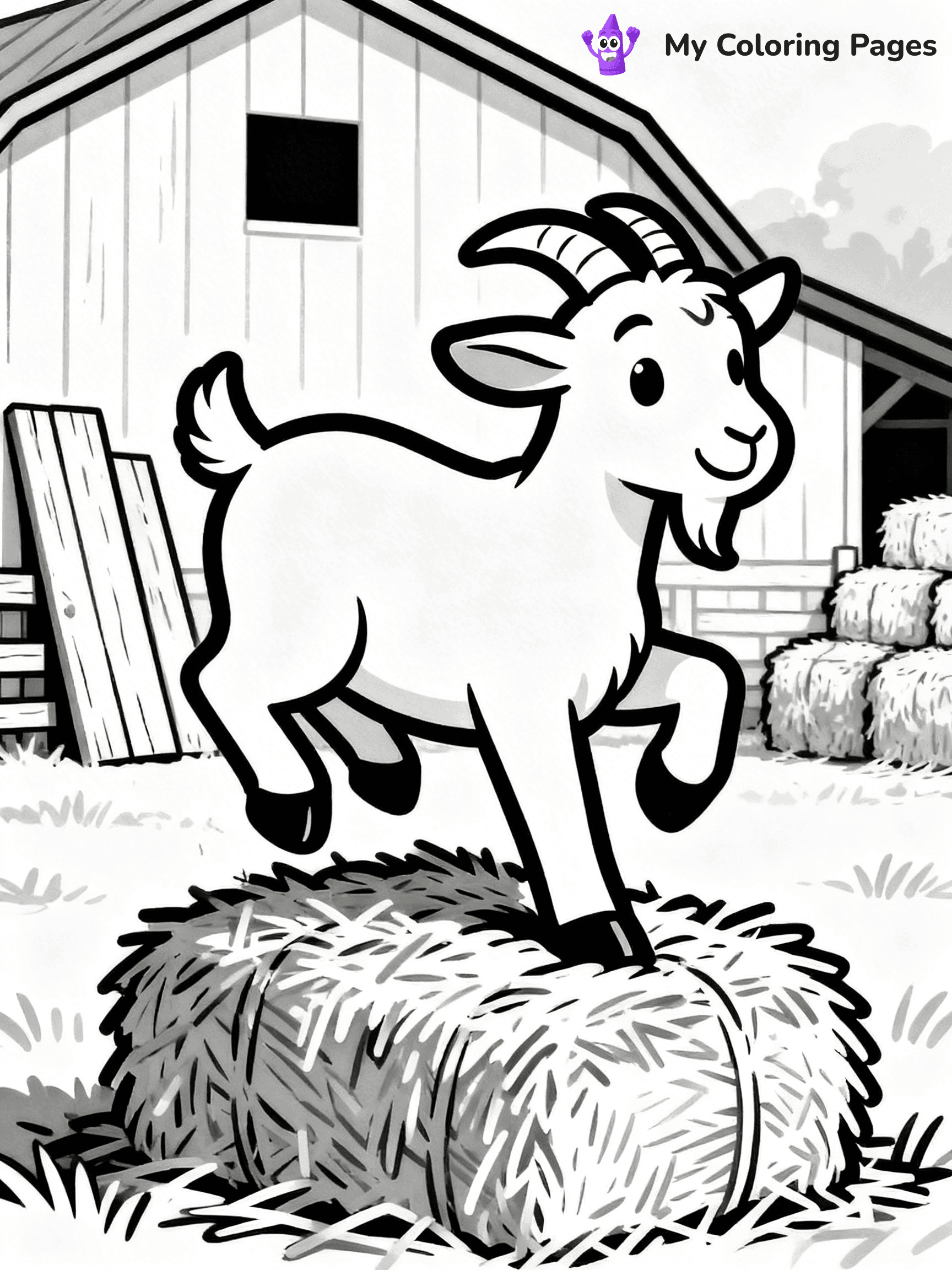 Barn Coloring Pages - 27