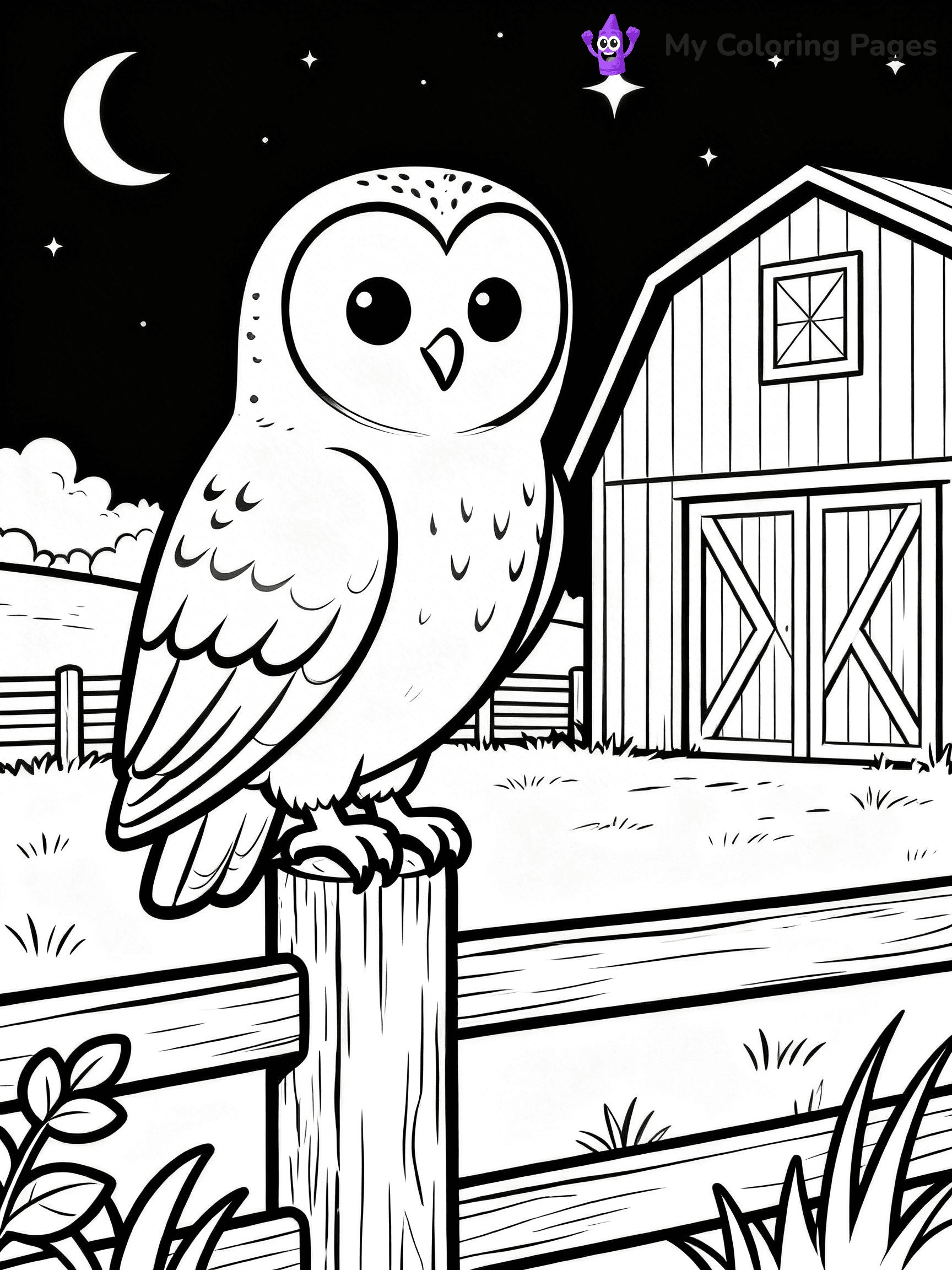 Barn Coloring Pages - 26