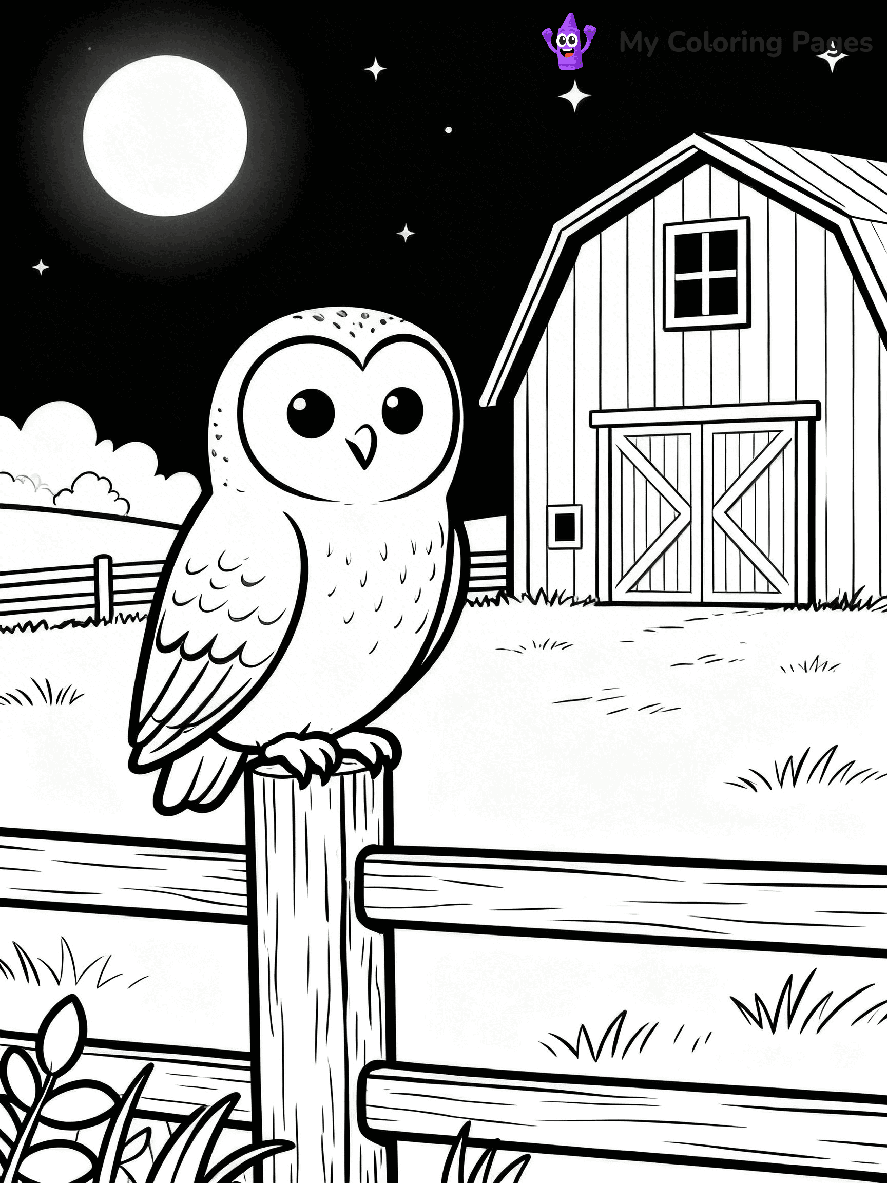 Barn Coloring Pages - 25