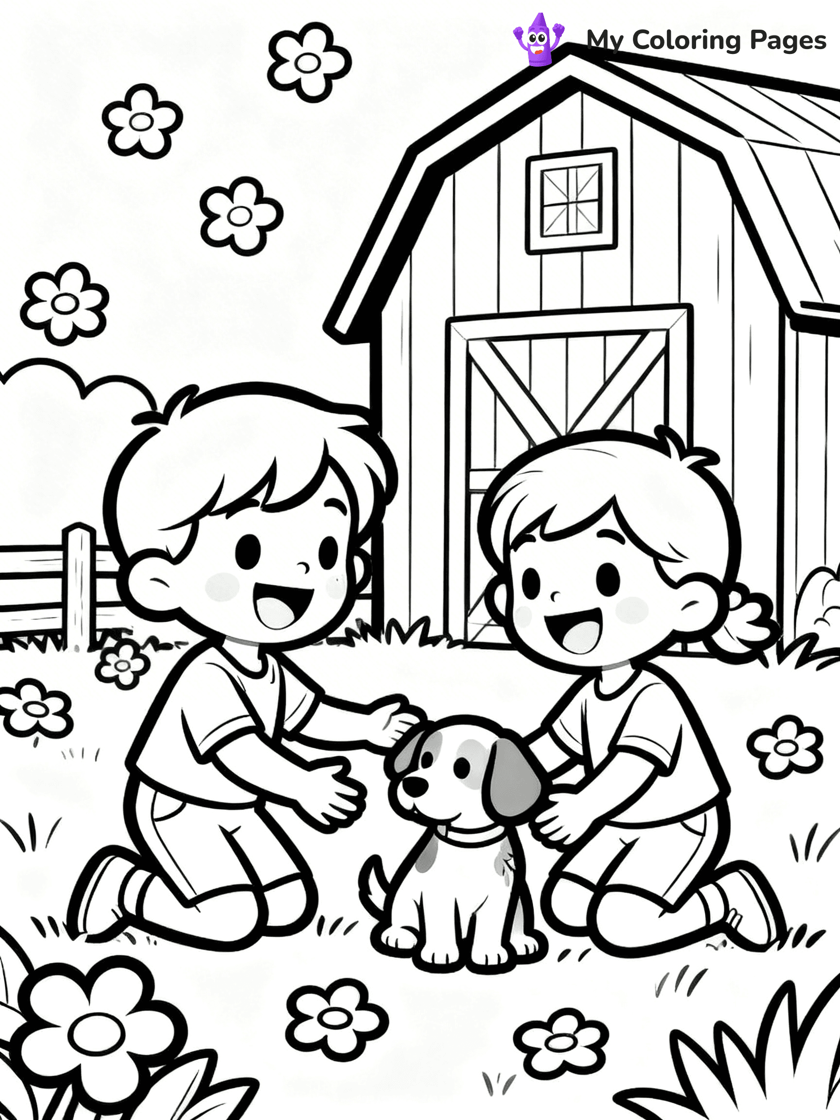 Barn Coloring Pages - 20
