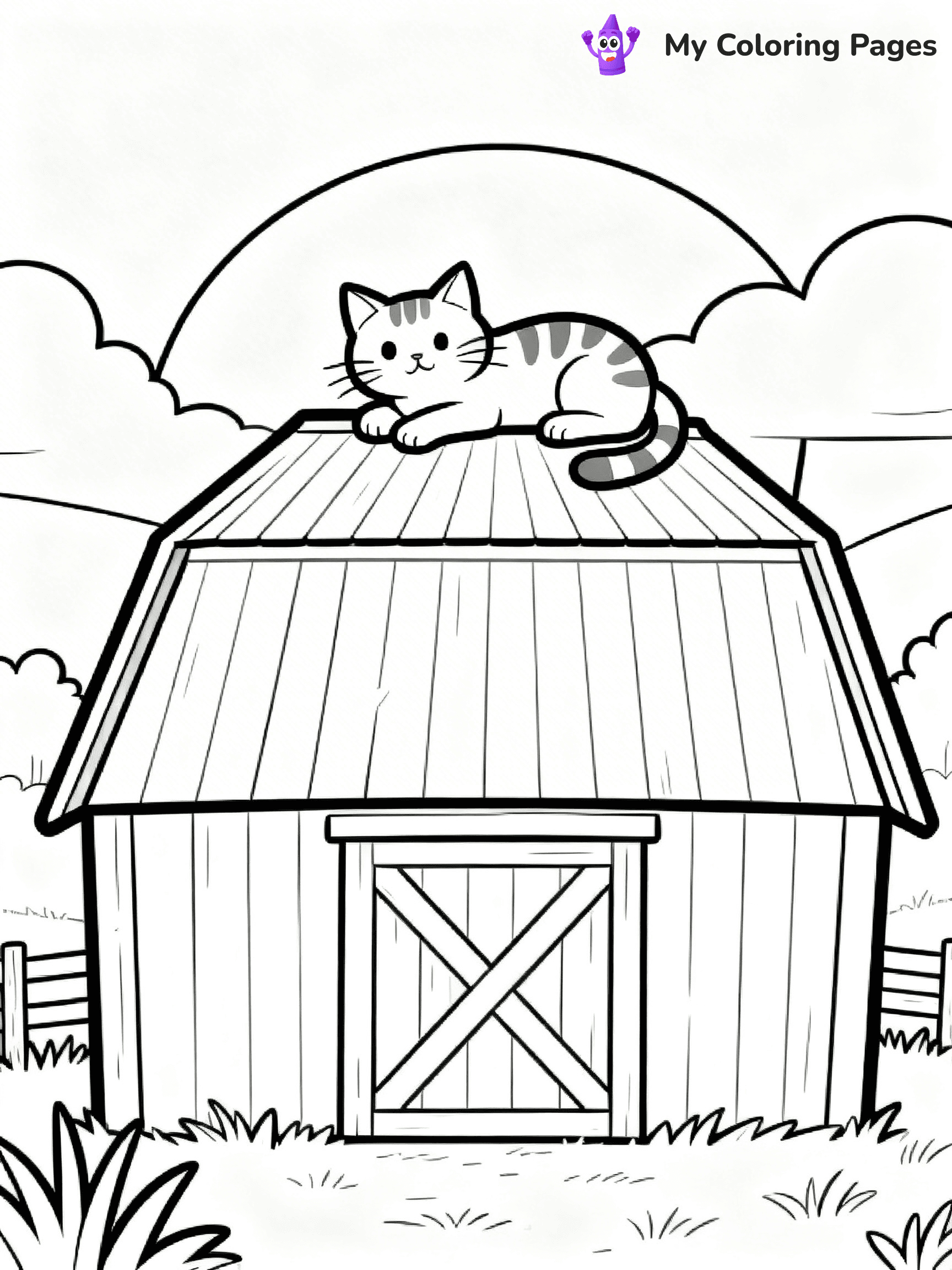 Barn Coloring Pages - 4