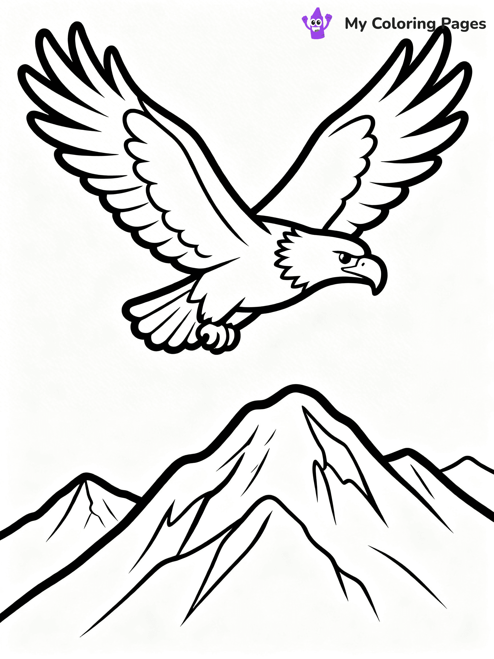 Easy Bird Coloring Pages - 315
