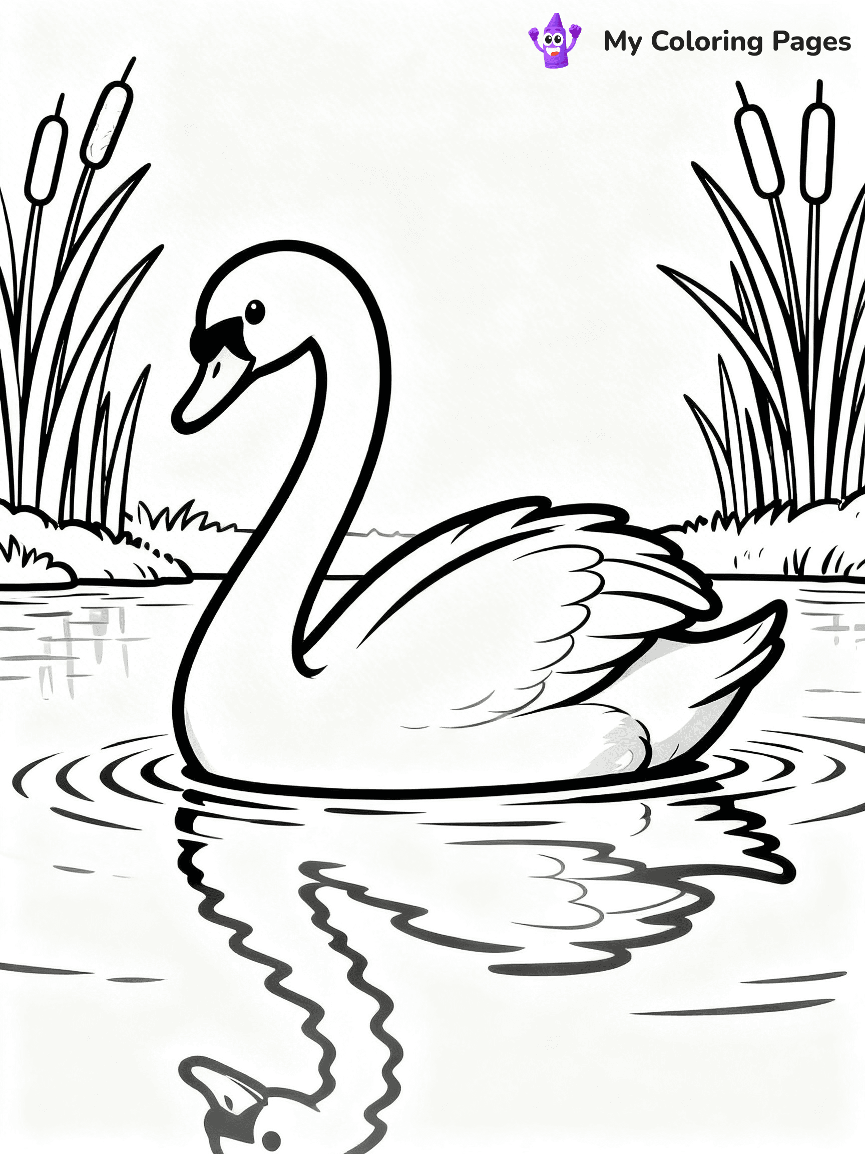 Easy Bird Coloring Pages - 295