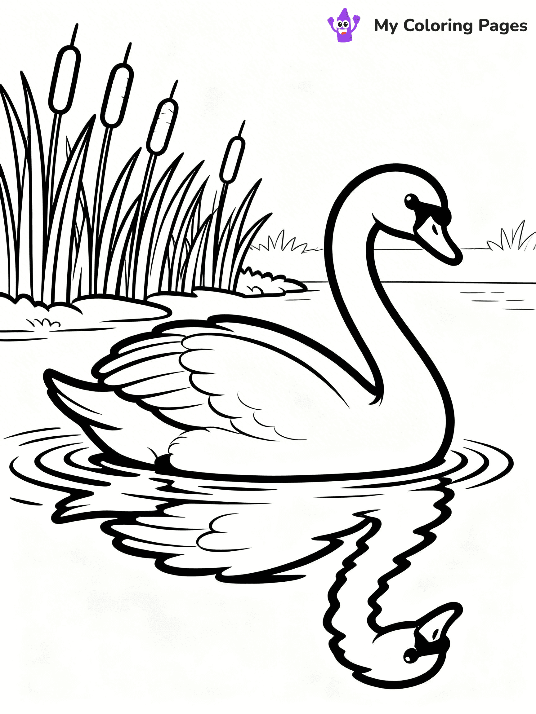 Easy Bird Coloring Pages - 293