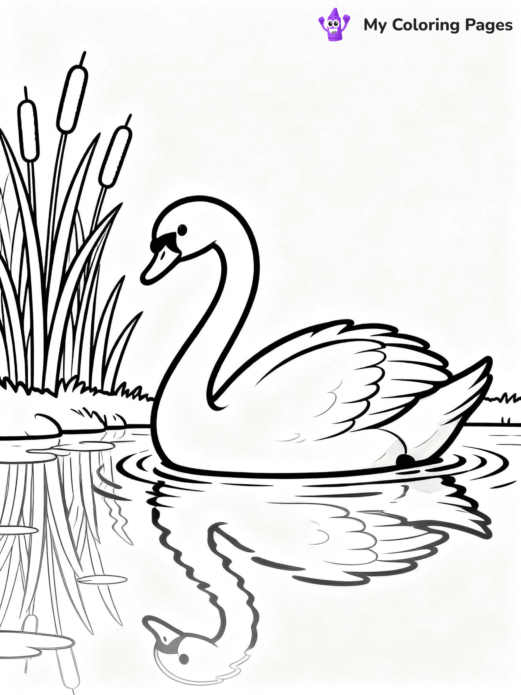 Easy Bird Coloring Pages - 290