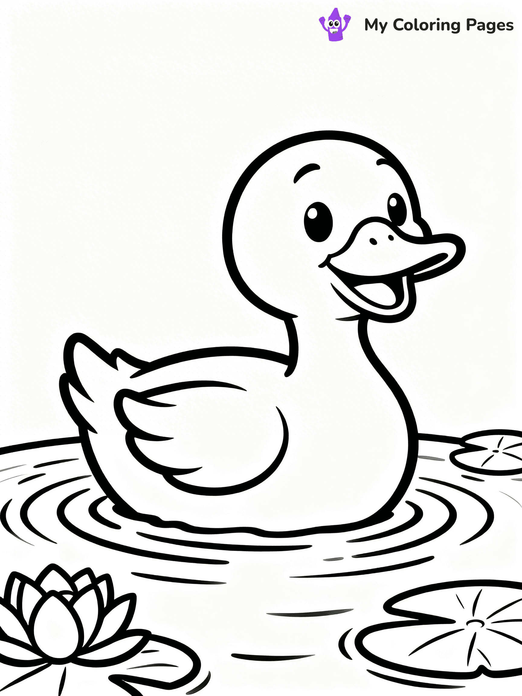 Easy Bird Coloring Pages - 271