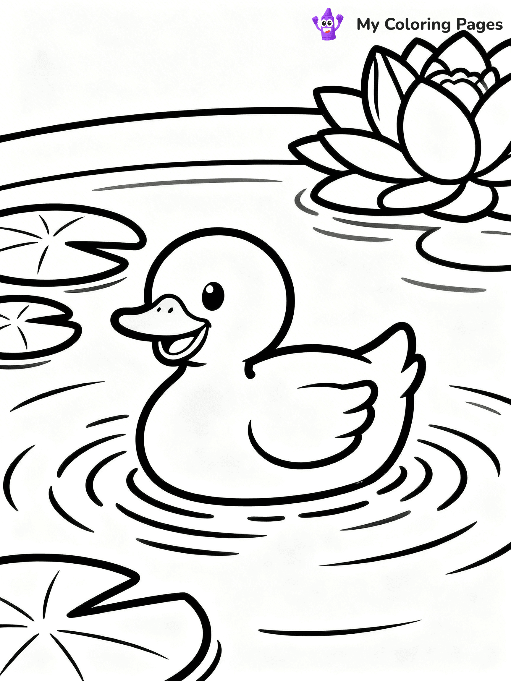 Easy Bird Coloring Pages - 269