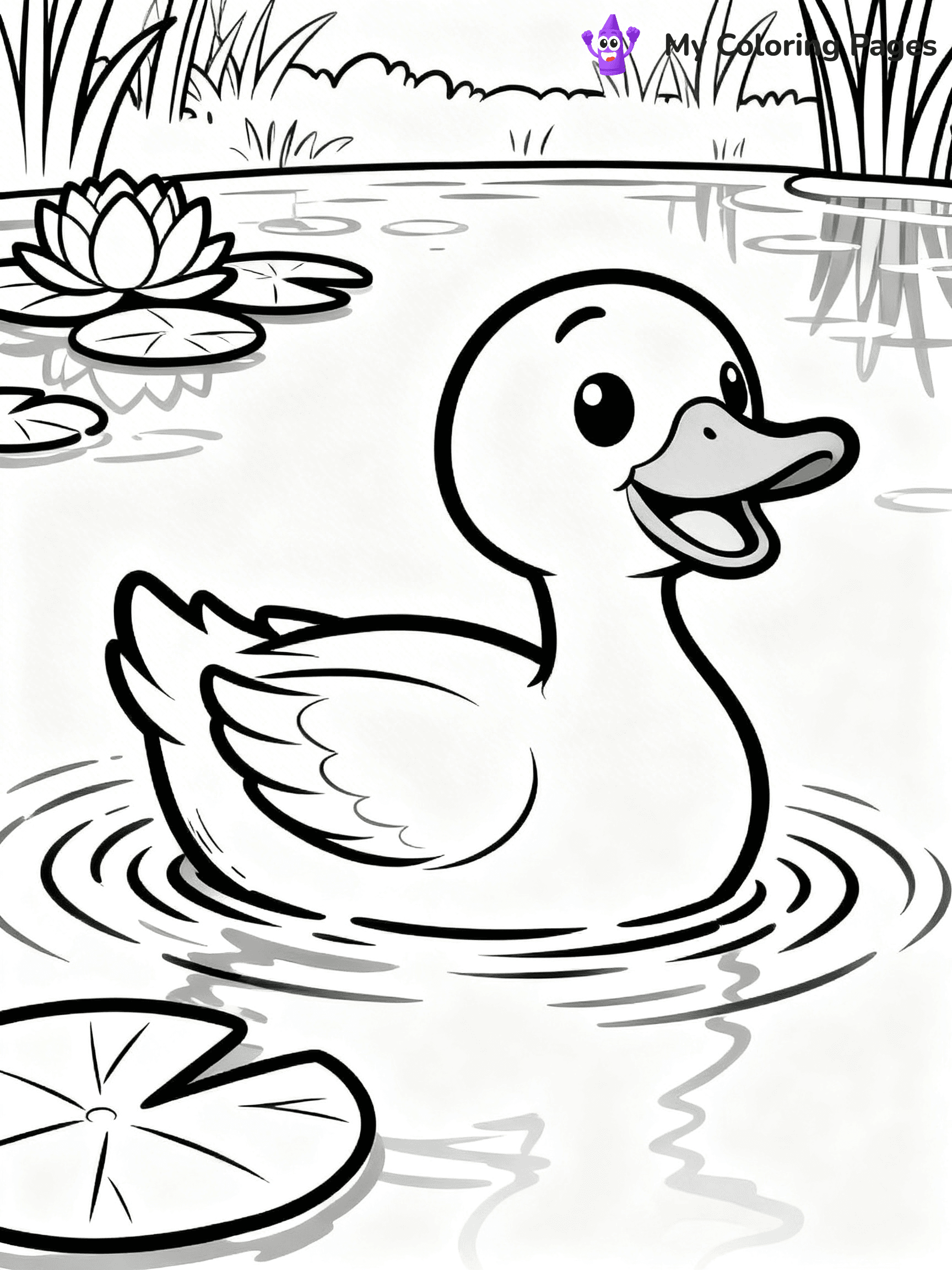 Easy Bird Coloring Pages - 268