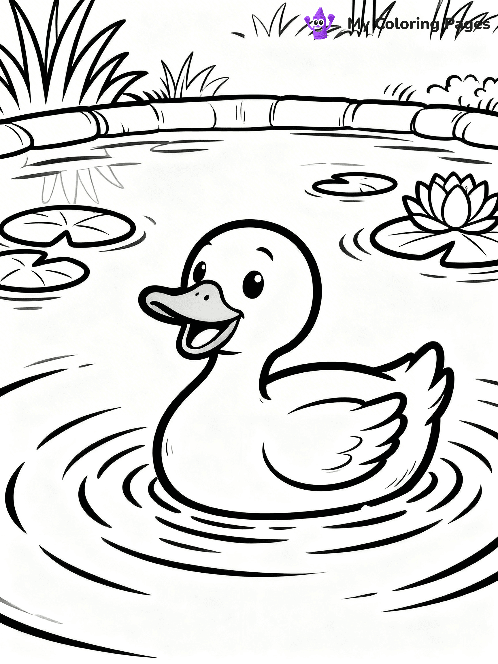 Easy Bird Coloring Pages - 266