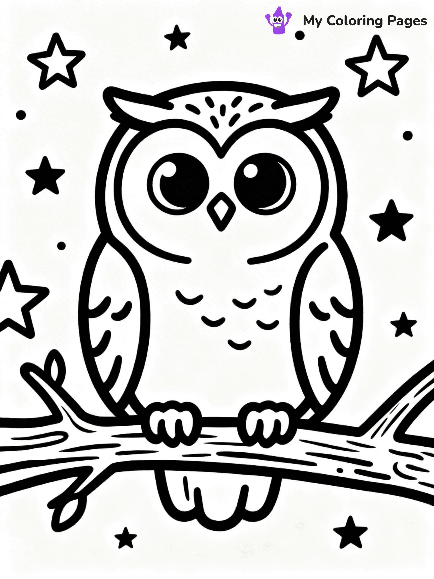 Easy Bird Coloring Pages - 230