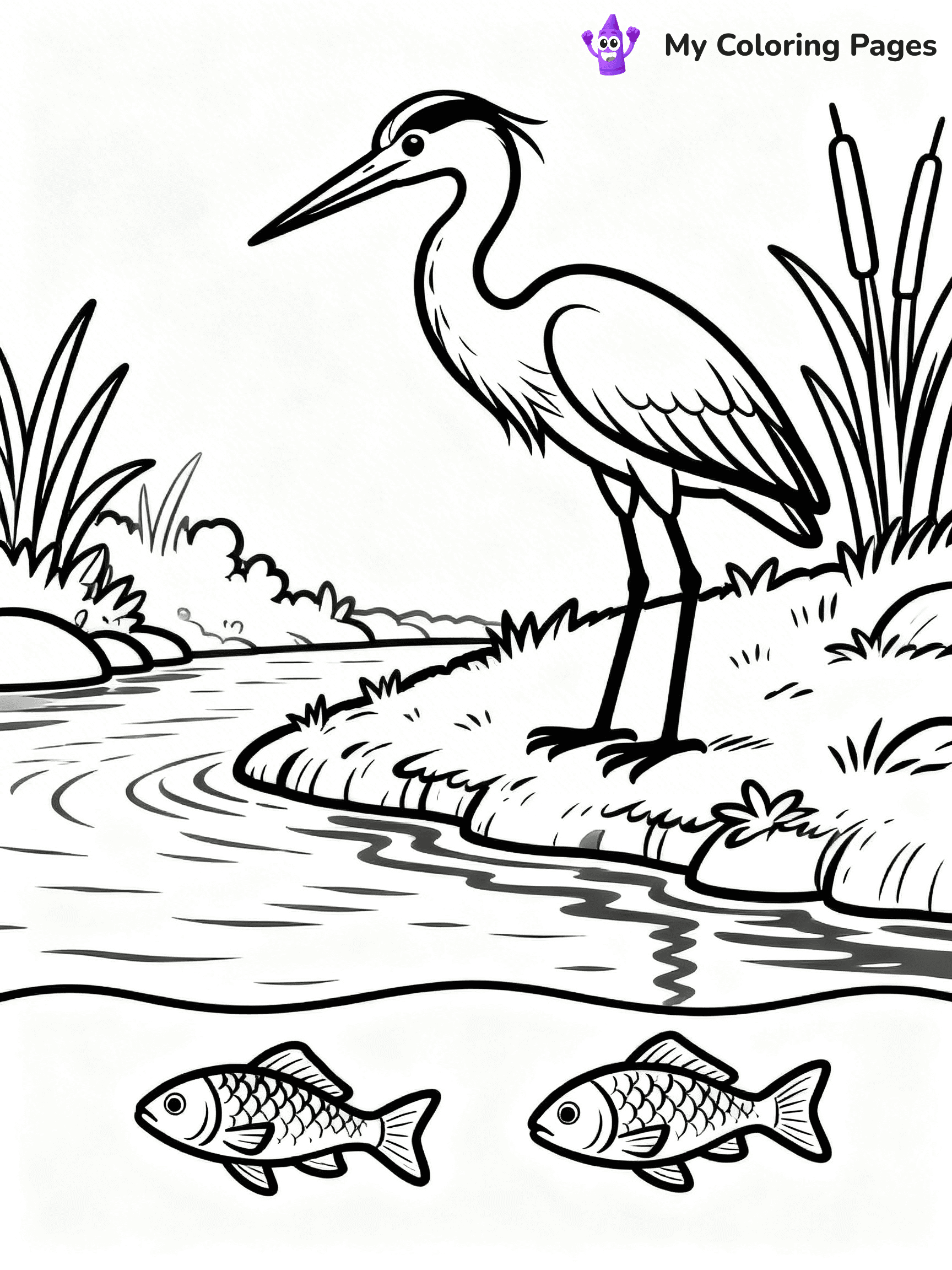 Easy Bird Coloring Pages - 226