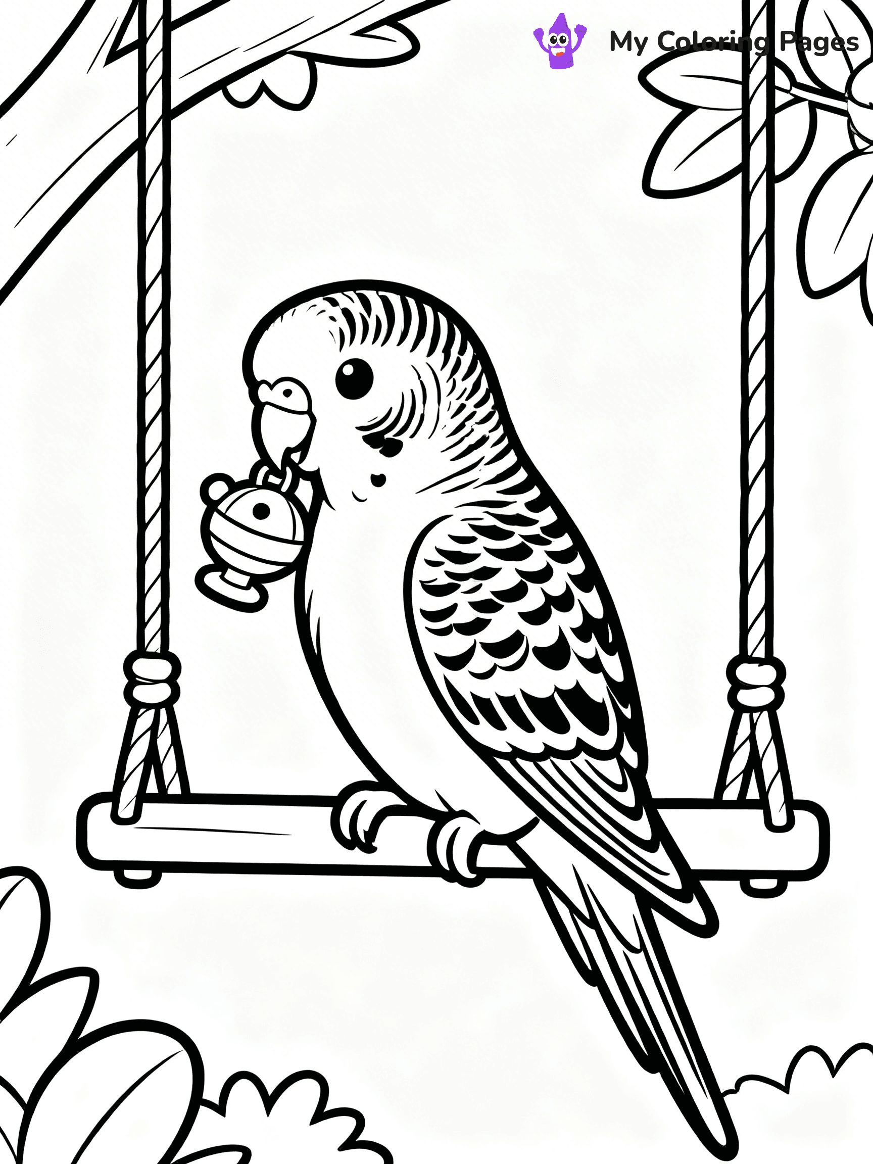 Easy Bird Coloring Pages - 207