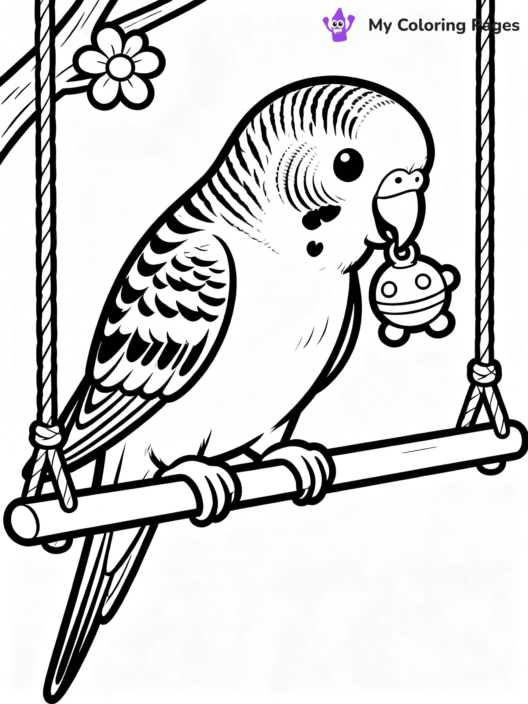 Easy Bird Coloring Pages - 206